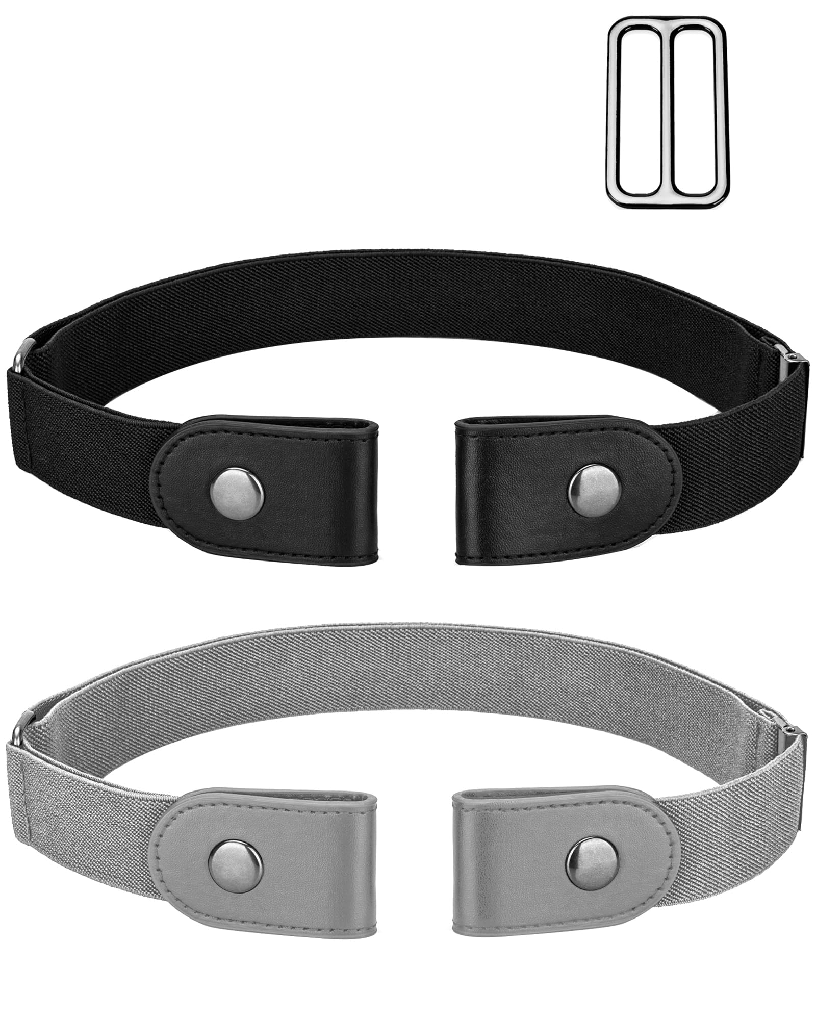 Maikun No Buckle Stretch Belt for Women & Men - Invisible Elastic Waistband for Jeans, Pants & Dresses | Perfect for Casual Wear, Office & Travel
