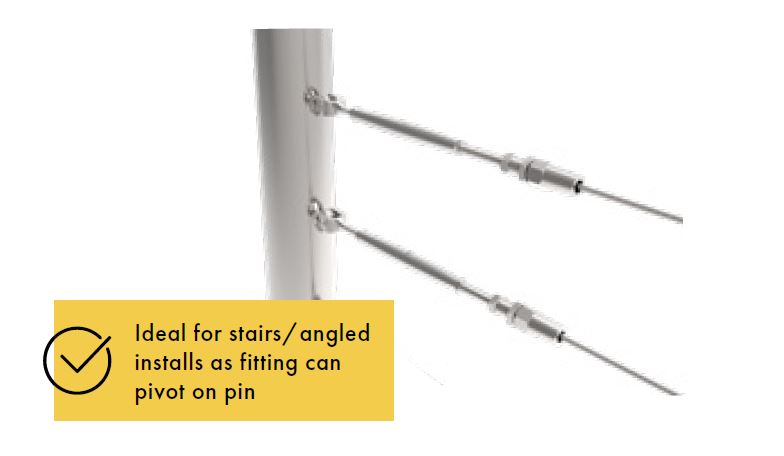 Stainless Steel 316 M6 X 3.2mm Swageless Rigging Screw - Perfect for Marine, Sailing, and Yacht Rigging Applications