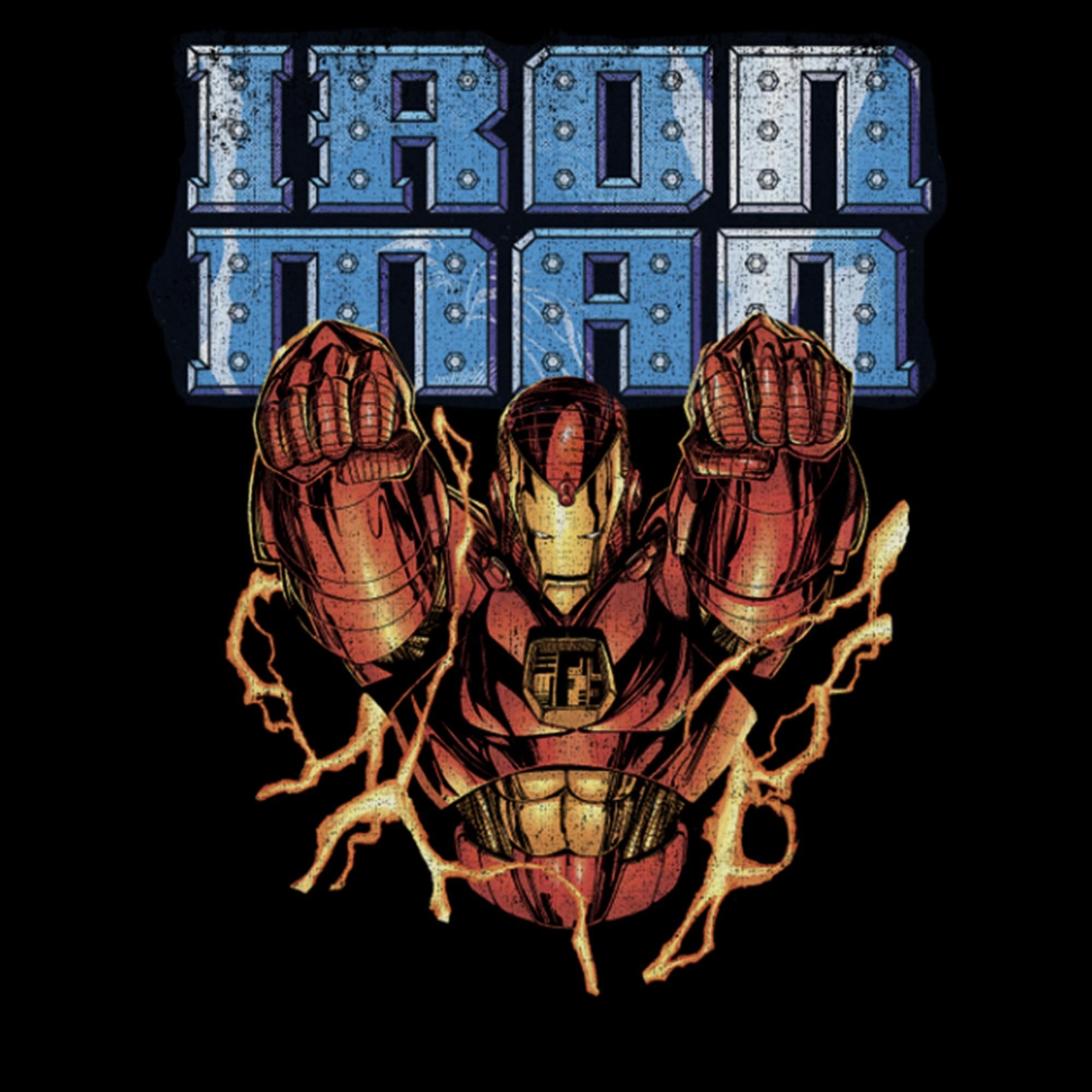 Marvel Iron Man Graphic T-Shirt for Men - Superhero Comic Book Tee - Casual Wear & Cosplay Costume for Fans & Collectors