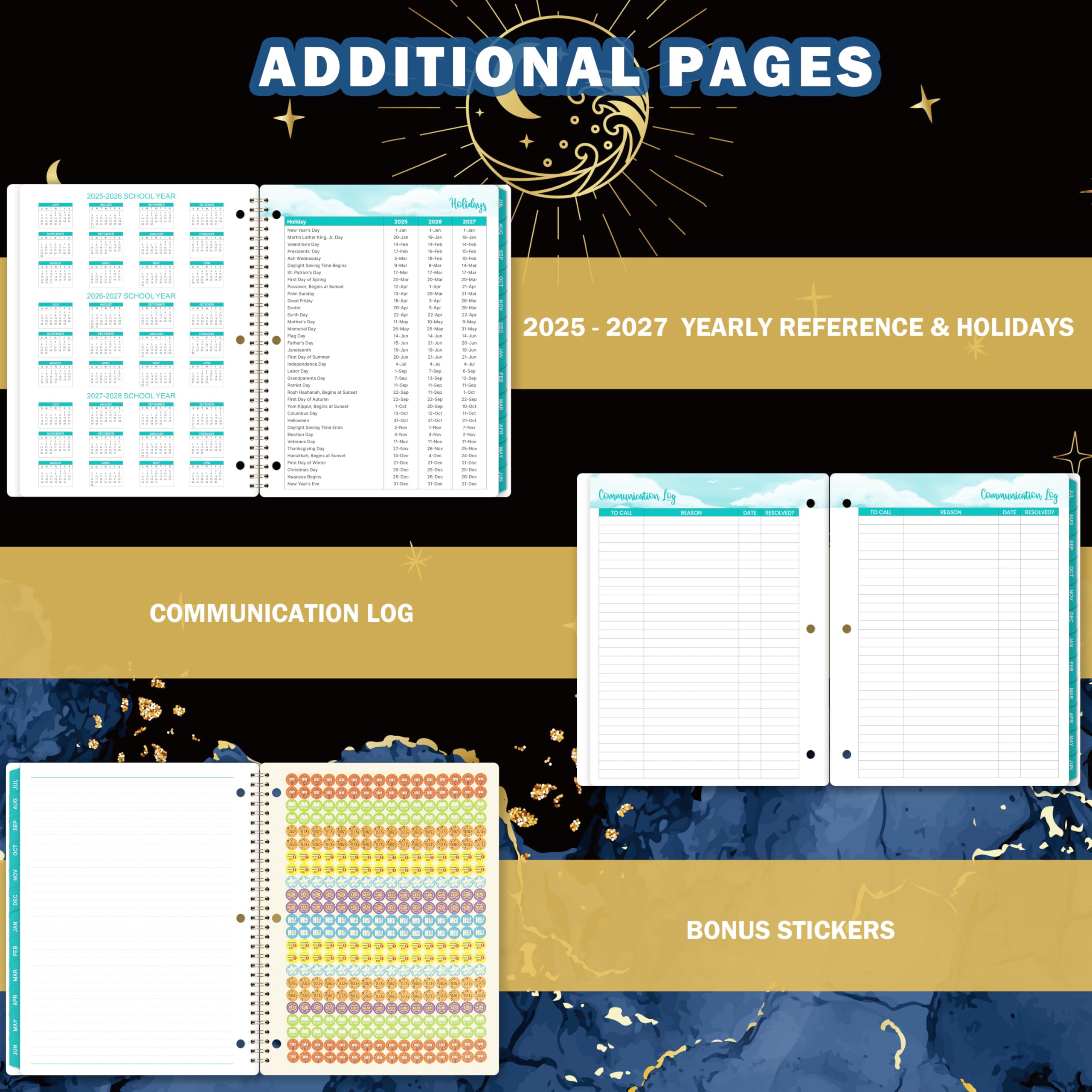 2025-2026 Student Planner - Academic Weekly & Monthly School Planner (July 2025 to June 2026) | 9