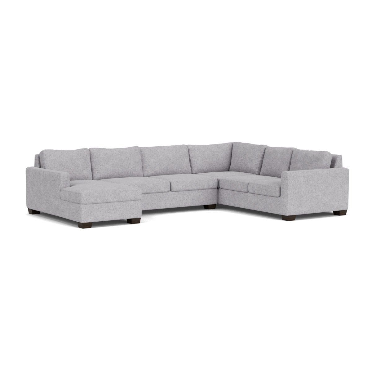 Track 141 Corner Sectional Sofa with Full Sleeper and Left Chaise - Modern L-Shaped Couch for Living Room, Home Theater & Small Spaces