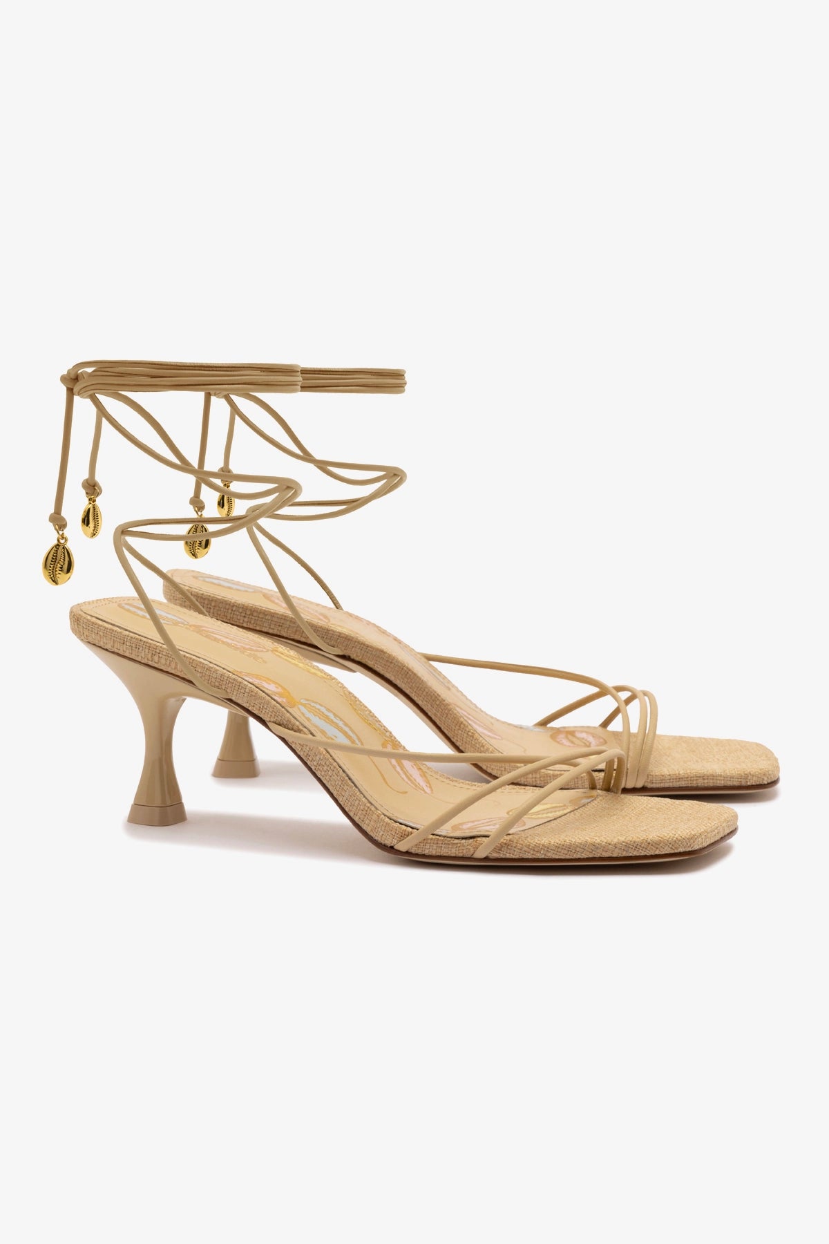 Nadia Women's Beige Leather Sandals - Comfortable Casual Summer Shoes for Walking, Beach, and Outdoor Activities