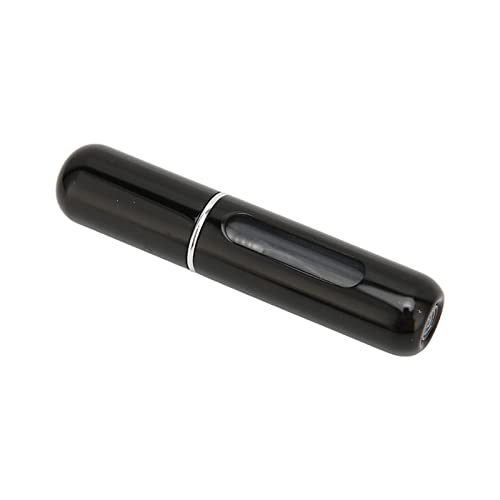Refillable Spray Bottle for Perfume - Leak-Proof & Travel-Friendly Empty Perfume Atomizer (Black) | Perfect for Travel, Gym, Office & Daily Fragrance Refills