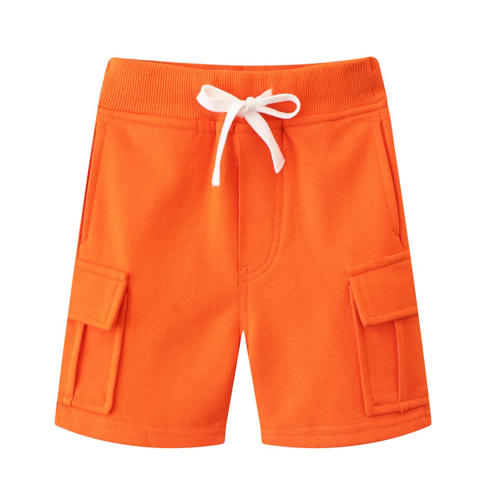 DINGDONG'S CLOSET Boys' Drawstring Cargo Shorts - Comfortable Toddler Casual Wear for Outdoor Play & Summer Adventures