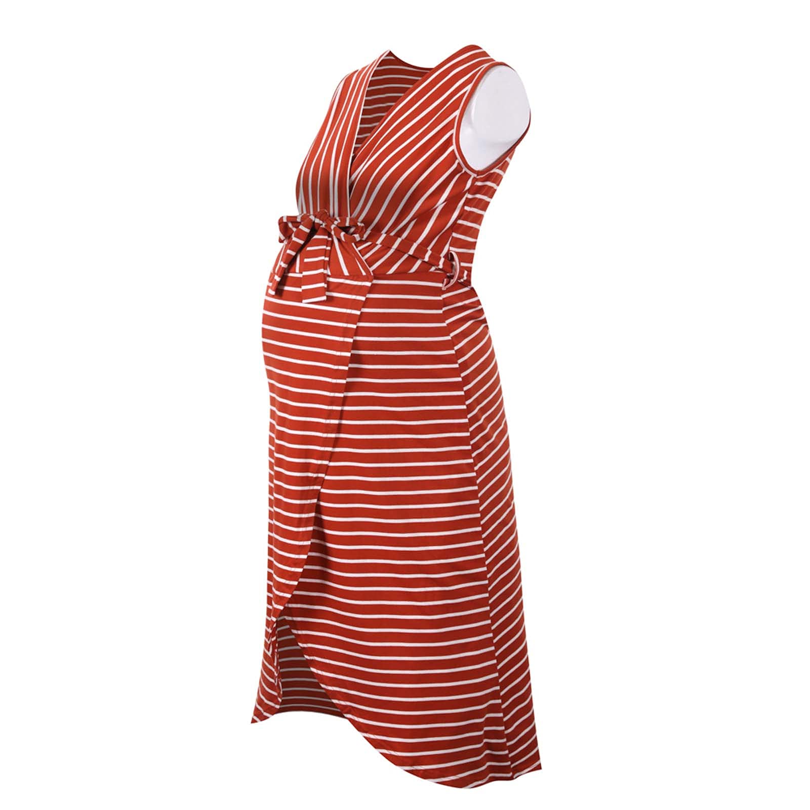 Stylish Plus Size Maternity Dress for Women - Short Sleeve Ruched Pregnancy Dress for Spring & Summer | Perfect for Casual Wear & Photoshoots