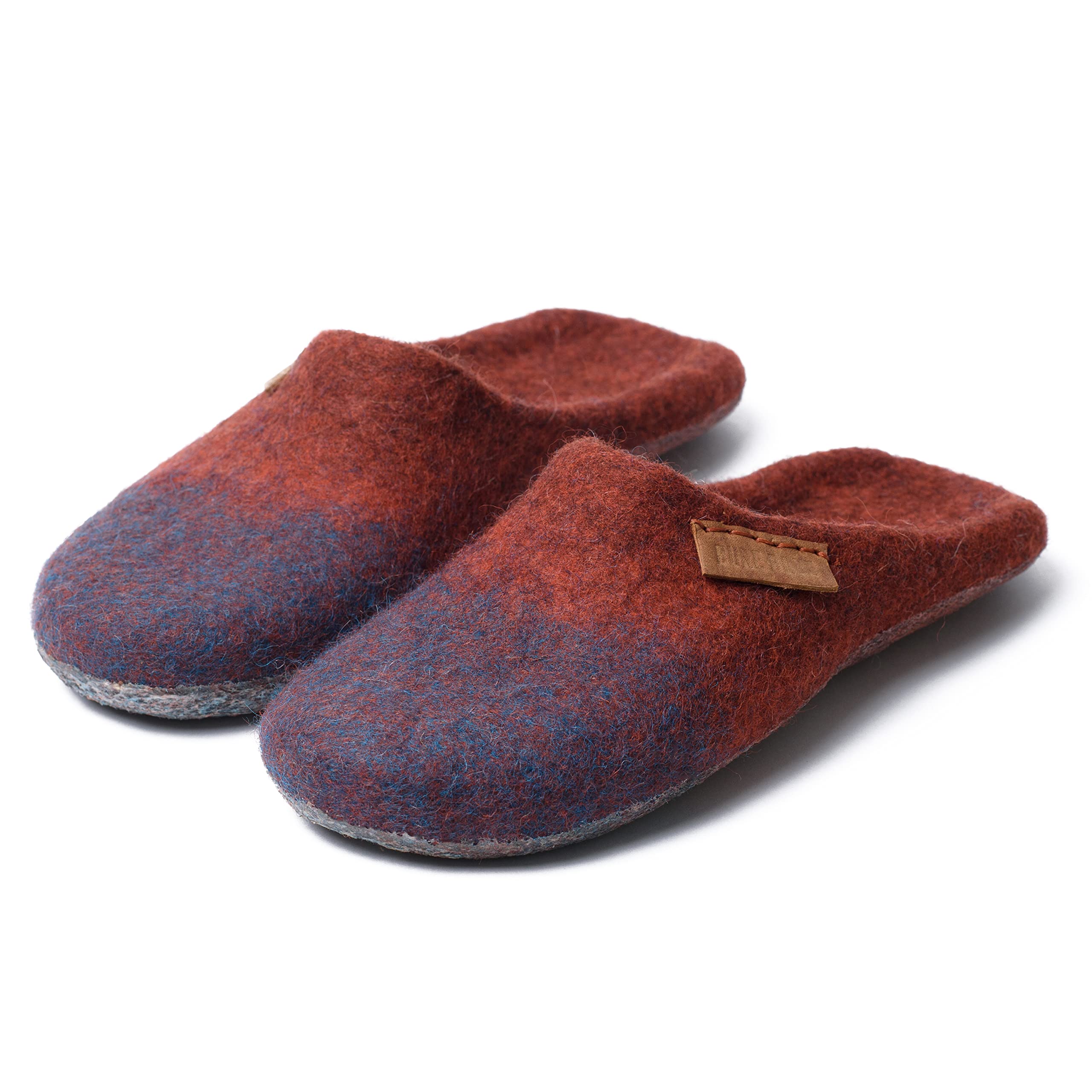 Cozy Felted Wool Slippers for Women - Non-Slip Indoor/Outdoor House Shoes - Perfect Mothers Day Gift for Her - Ideal for Home, Office & Relaxation