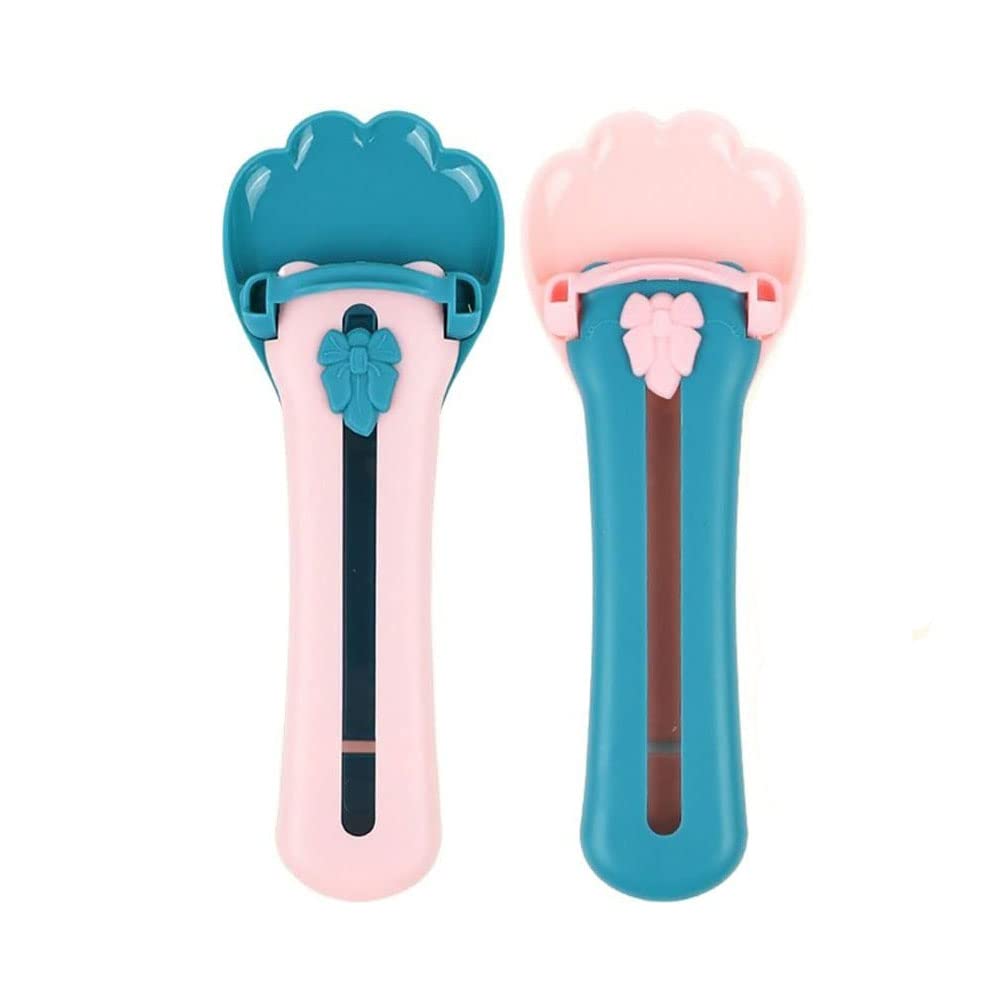 Gofidin 2PCS Cat Food Spoon - Squeeze Strip Pet Feeder for Wet Food, Multi-Functional Silicone Spoon for Cats & Dogs - Perfect for Travel, Feeding, and Portion Control