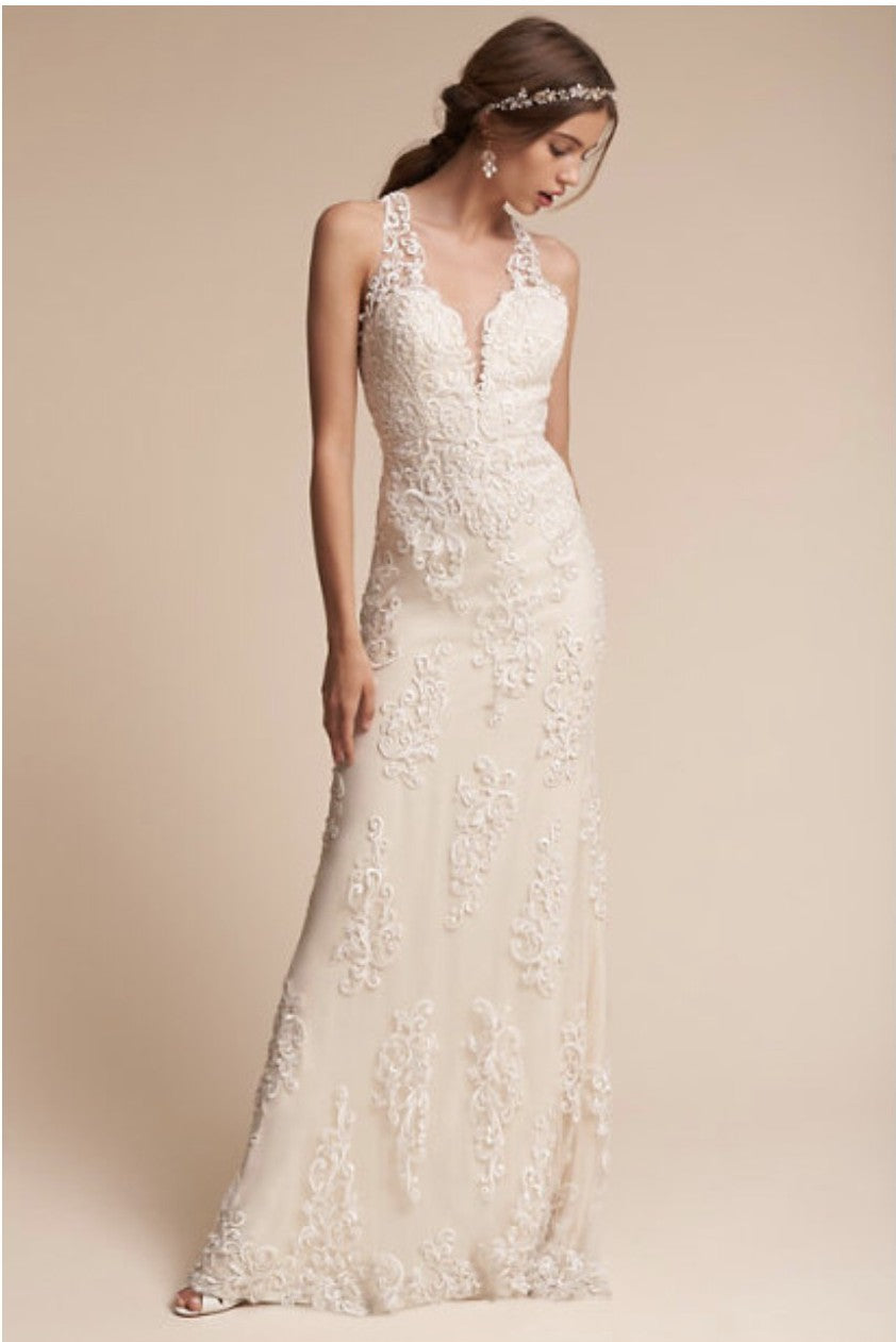 Willowby Sookie Gown - Elegant Lace Wedding Dress for Bride, Beach & Garden Ceremony
