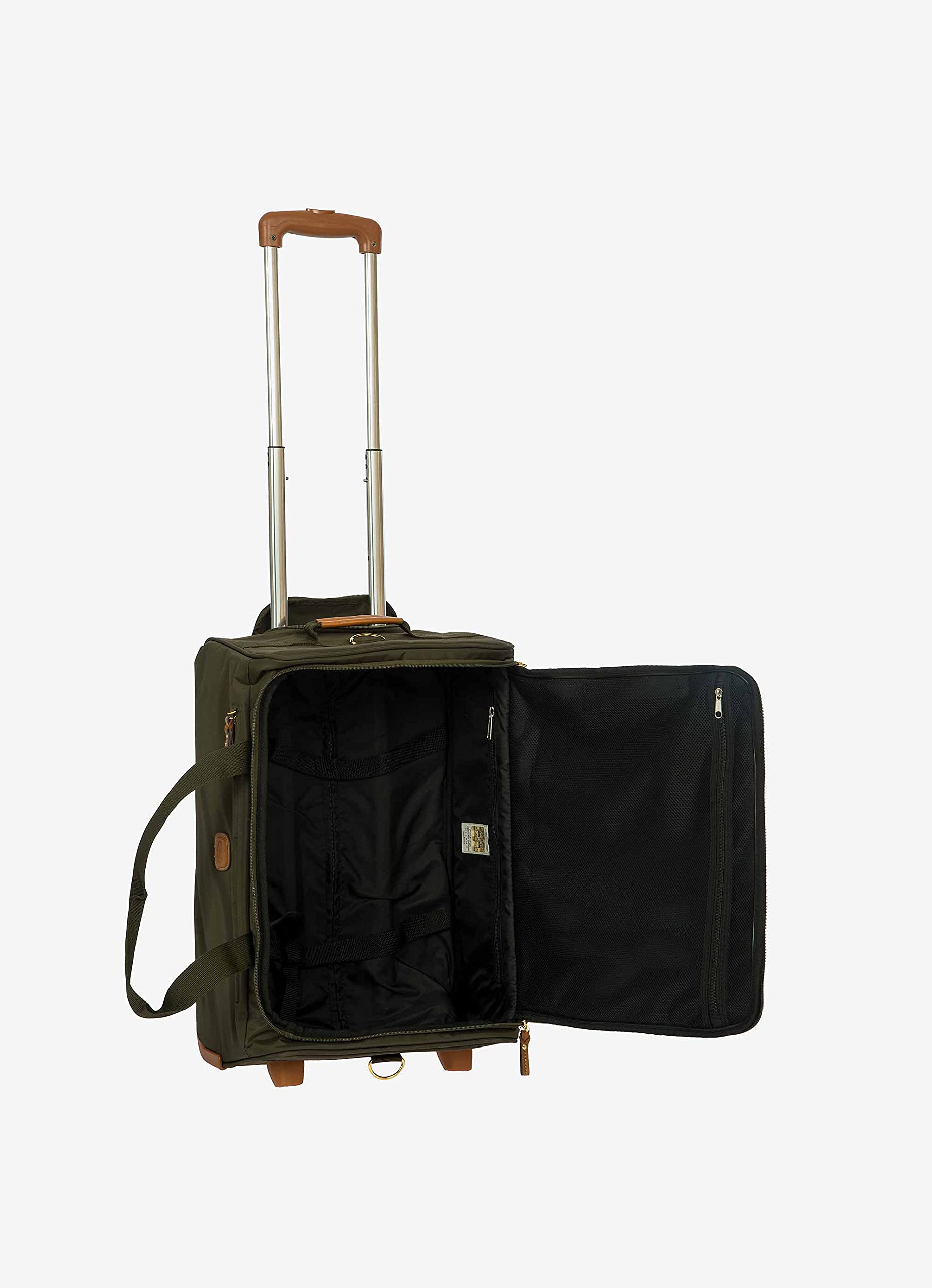 Bric's X-Bag 21 Inch Rolling Duffel Bag - Luxury Carry On Luggage for Men & Women - Waterproof Travel Weekender Bag - Black - Perfect for Business Trips & Weekend Getaways