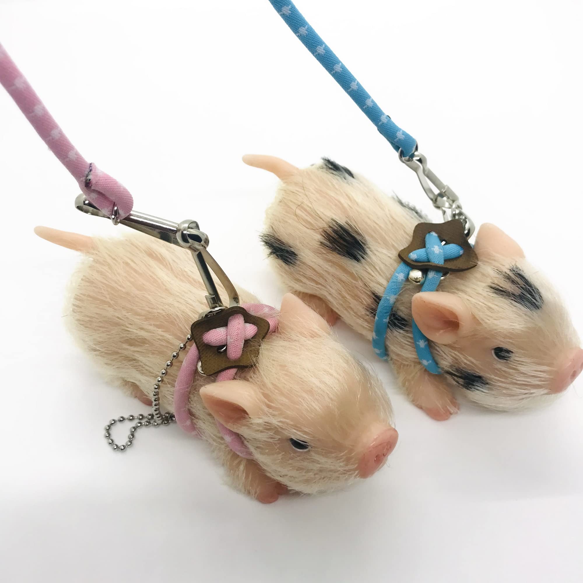 Premium Silicone Hamster Leash - Piglet Pink Pet Accessory for Small Animals | Safe & Comfortable for Hamsters, Guinea Pigs, and Rabbits | Perfect for Outdoor Walks and Playtime