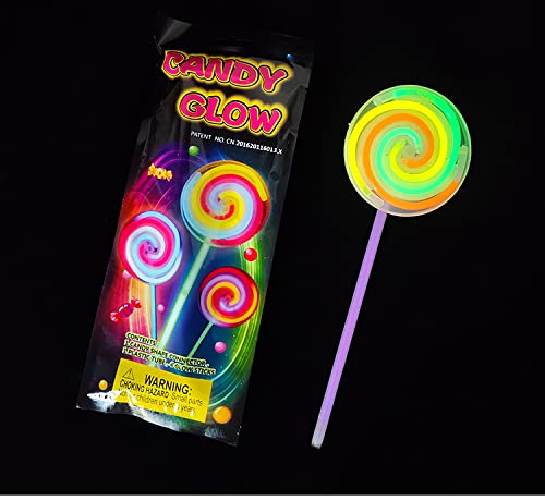 Glow Sticks for Parties - 10 Pack LED Light Up Spin Sticks - Fun Glow Party Supplies for Raves, Concerts, Nightclubs & Birthday Celebrations
