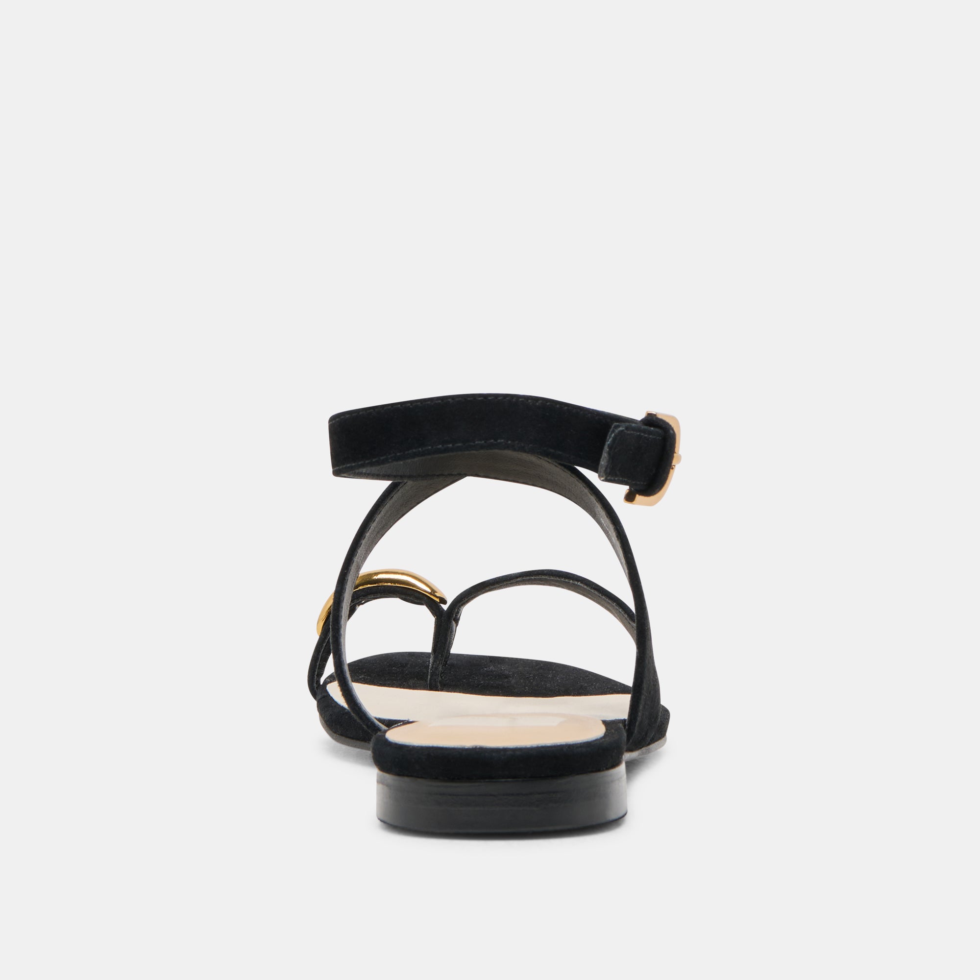 Earla Sandals for Women - Onyx Suede Comfortable Slip-On Shoes | Perfect for Casual Outings, Beach Walks & Summer Fashion