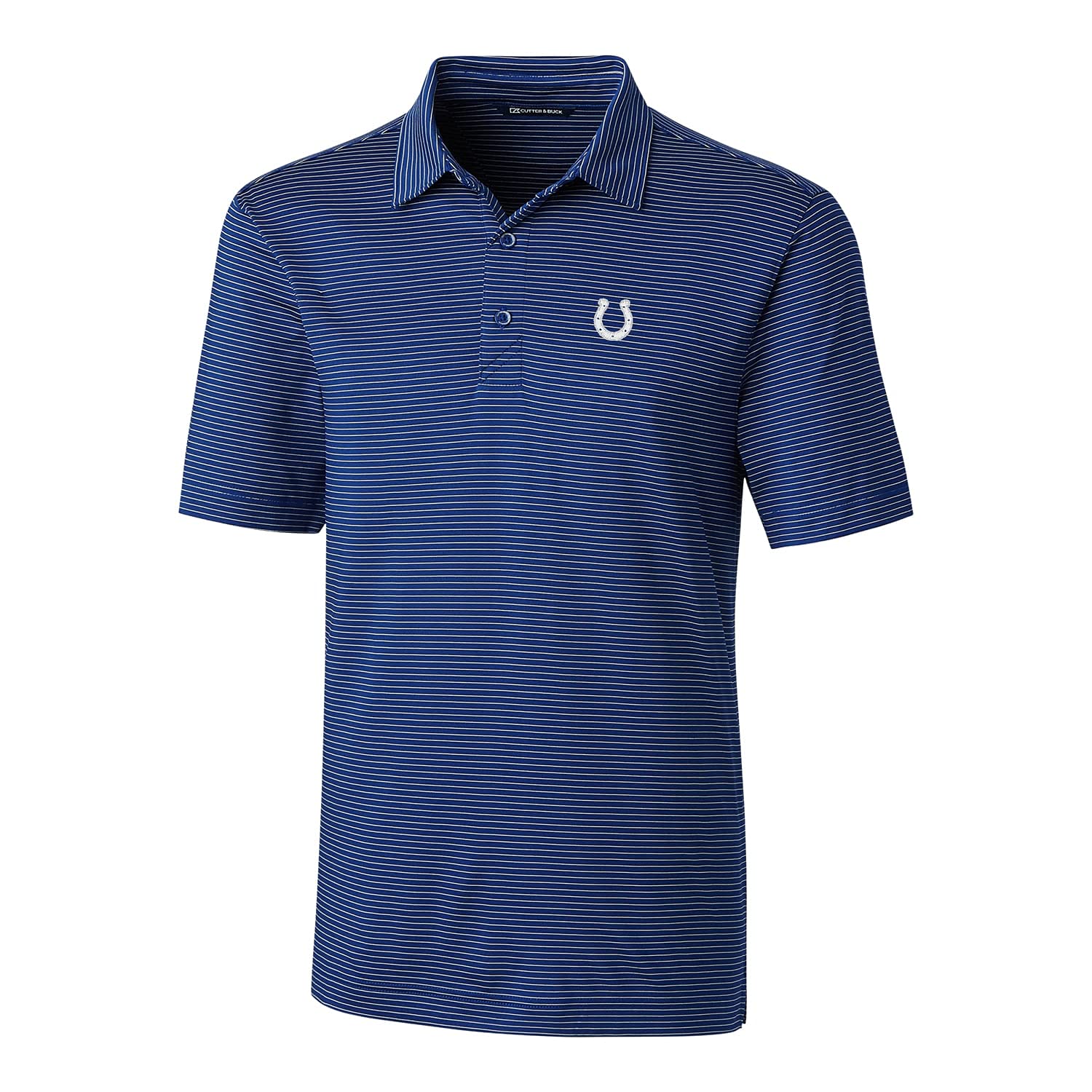 Cutter & Buck Men's NFL Big & Tall Forge Pencil Stripe Polo Shirt - Official Licensed NFL Apparel for Game Day & Casual Wear