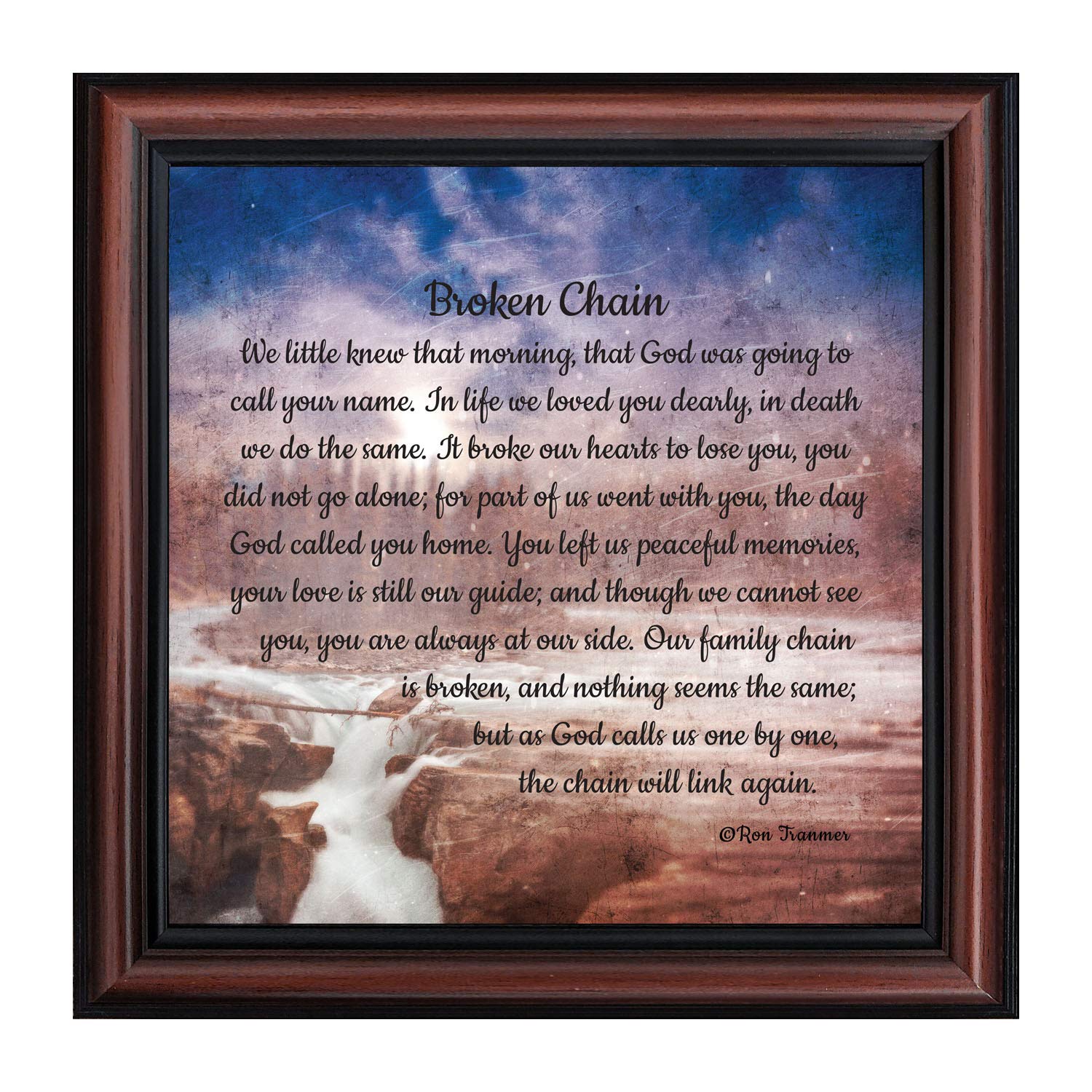 Broken Chain Picture Frame - Memorial Gift for Loved Ones | Home Décor & Sympathy