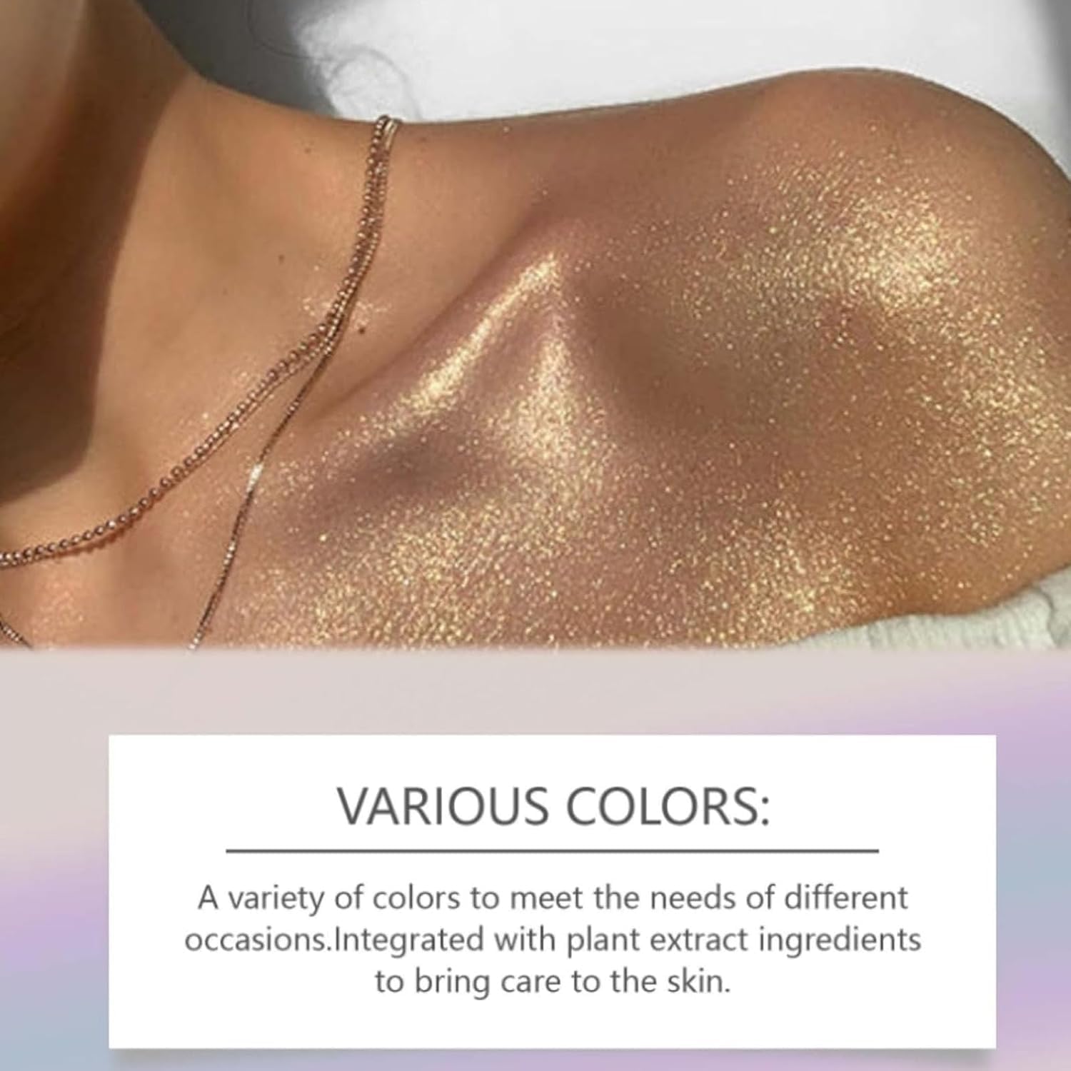 Glitter Body Oil - Long Lasting Shimmer Dry Oil for Face & Body, Waterproof & Sparkling, Perfect for Festivals, Parties & Night Out Makeup