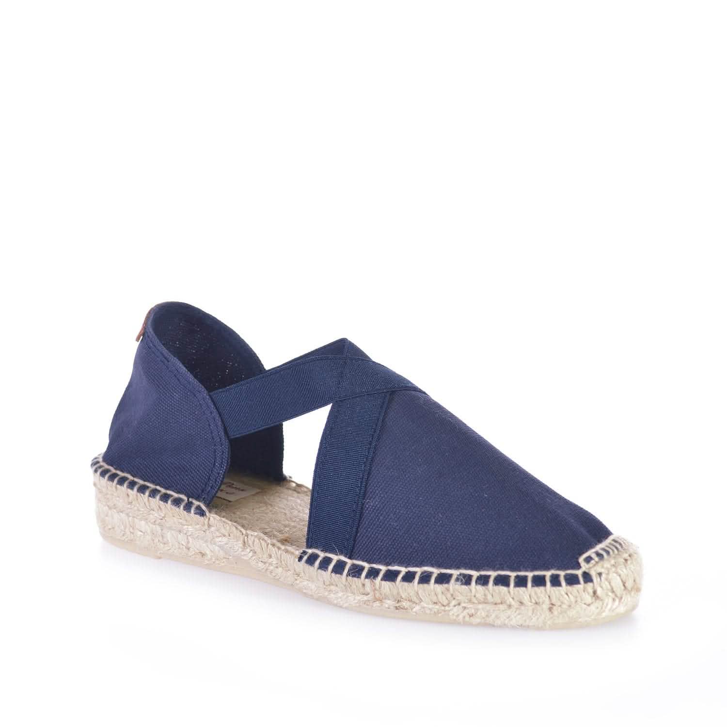 Women's Canvas Espadrille Shoes with Comfortable Jute Sole & Elastic Design - Perfect for Summer, Beach, and Casual Outings