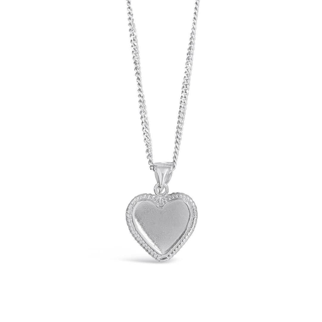 Personalized Engravable Heart Necklace for Women - Sterling Silver Jewelry Gift for Mom, Wife, Girlfriend - Perfect for Valentine's Day, Anniversary & Romantic Occasions