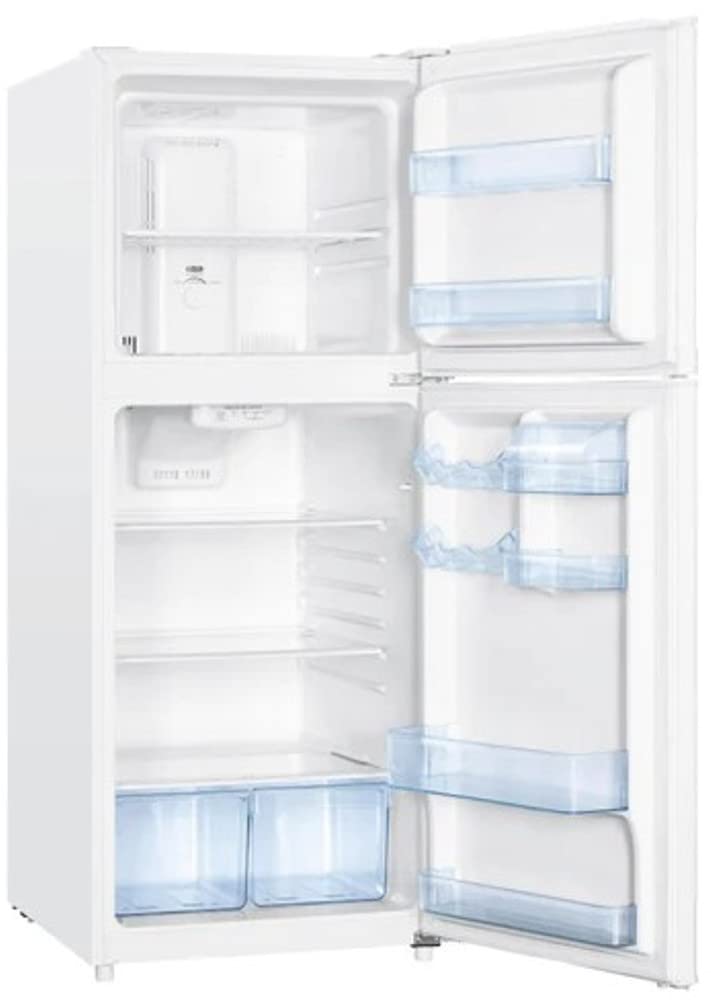 Avanti 11.6 Cu.Ft Compact Refrigerator with Top Freezer - Freestanding Reversible Door Design, Adjustable Temperature Control & Frost-Free Defrost - Perfect for Apartments, Condos, Dorms & Small Kitchens (White)