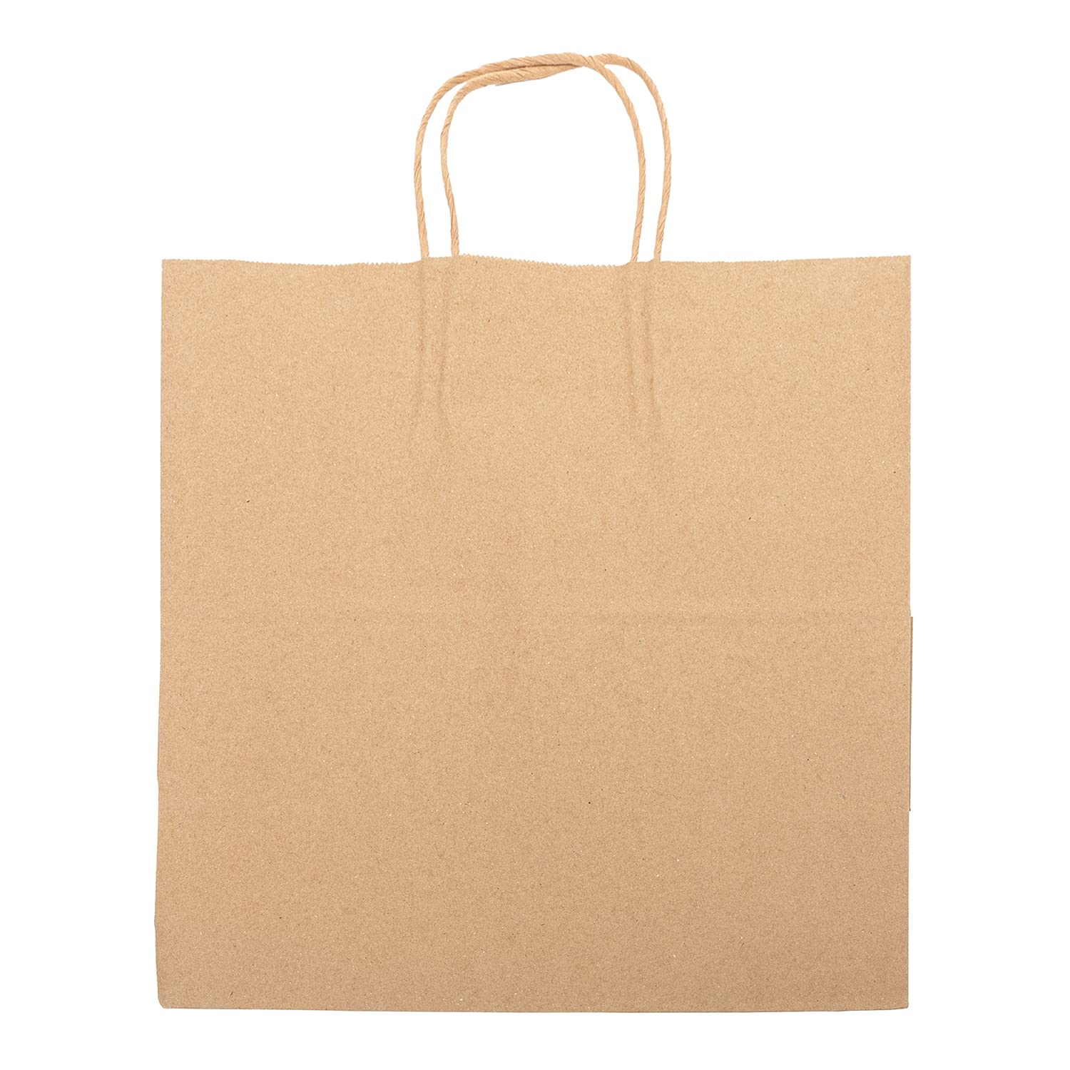 Eco-Friendly Kraft Paper Bags with Twisted Handles - 250 Pack Recyclable Brown Grocery Bags for Shopping, Takeout & Retail - Durable 13x7x13 Inch Sustainable Packaging for Stores, Restaurants & Farmers Markets