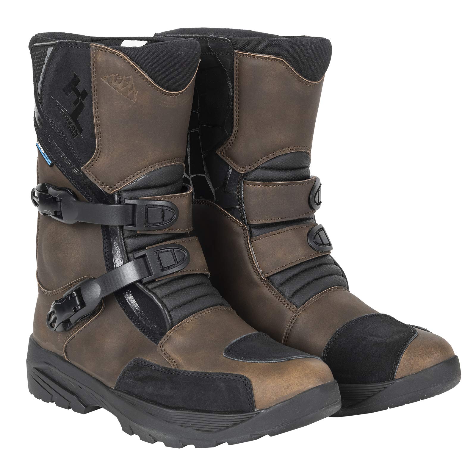 Tourmaster Men's Trailblazer Motorcycle Boots - Waterproof Riding Boots for Men, Durable & Comfortable Motorcycle Shoes for Cruiser & Adventure Biking (Ideal for Long Rides & Off-Road Adventures)