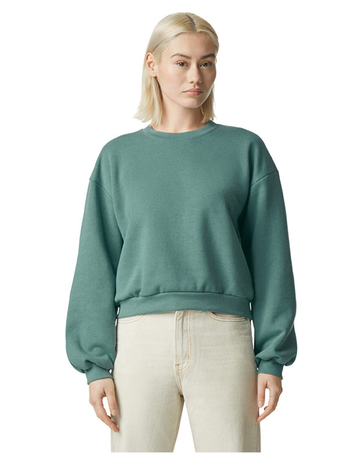 American Apparel RF494 Women's ReFlex Fleece Crewneck Sweatshirt - Soft Comfort Pullover for Casual Wear, Gym & Lounge