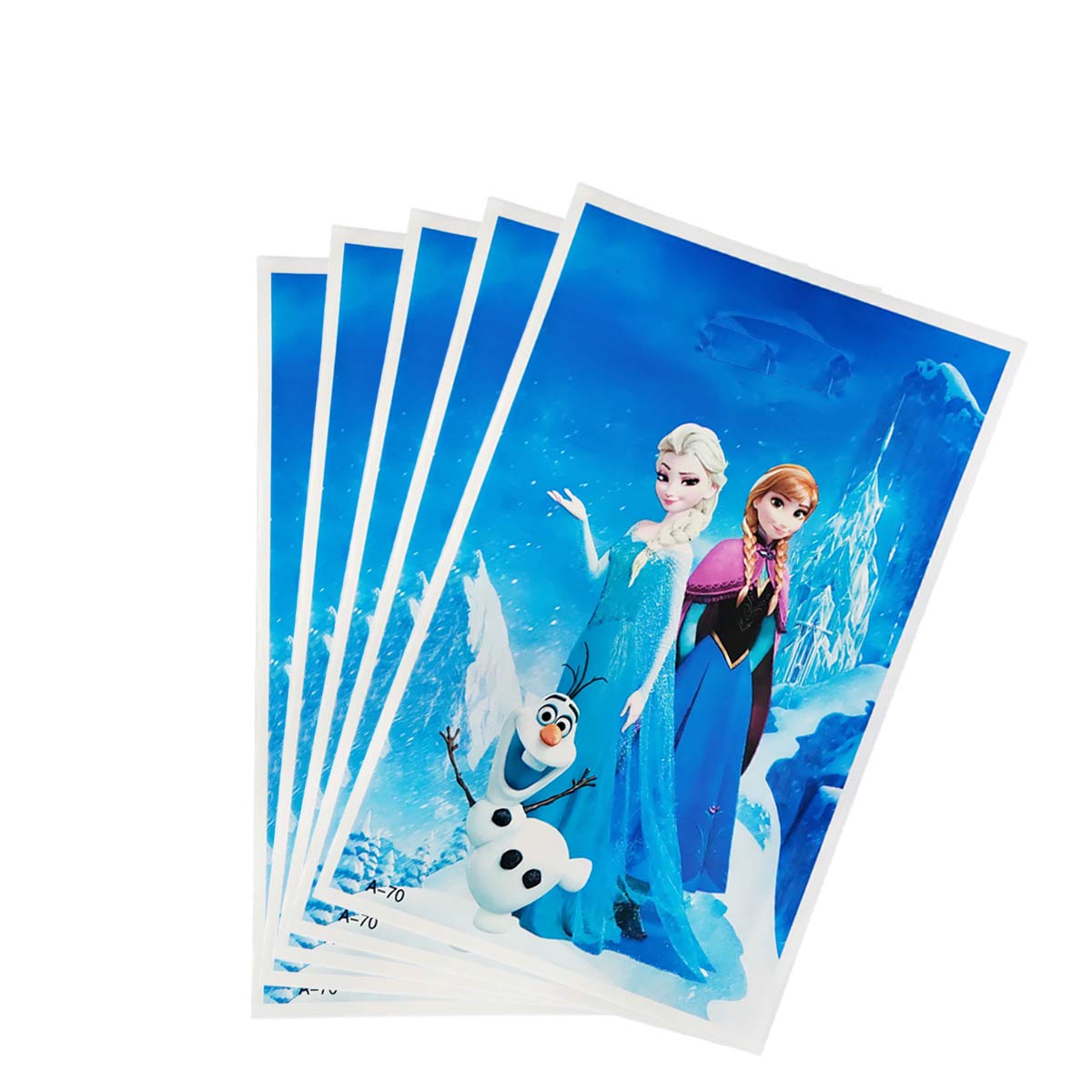 30pcs Orange Frozen-Themed Gift Bags - Perfect for Disney Frozen Birthday Party Decorations, Baby Shower Favors & Winter Themed Events