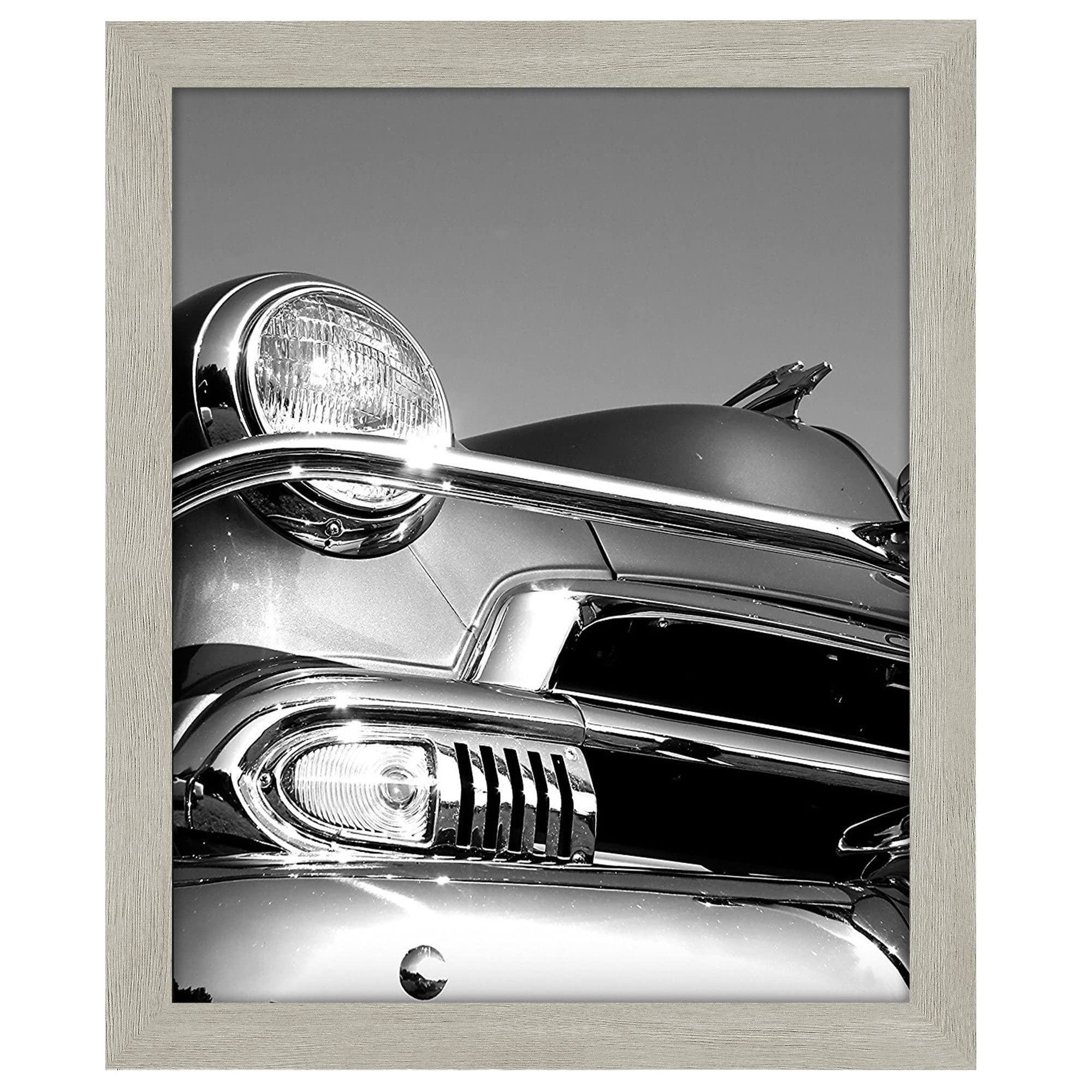 Americanflat 17x17 Black Square Picture Frame - Wall Display for Photos & Art