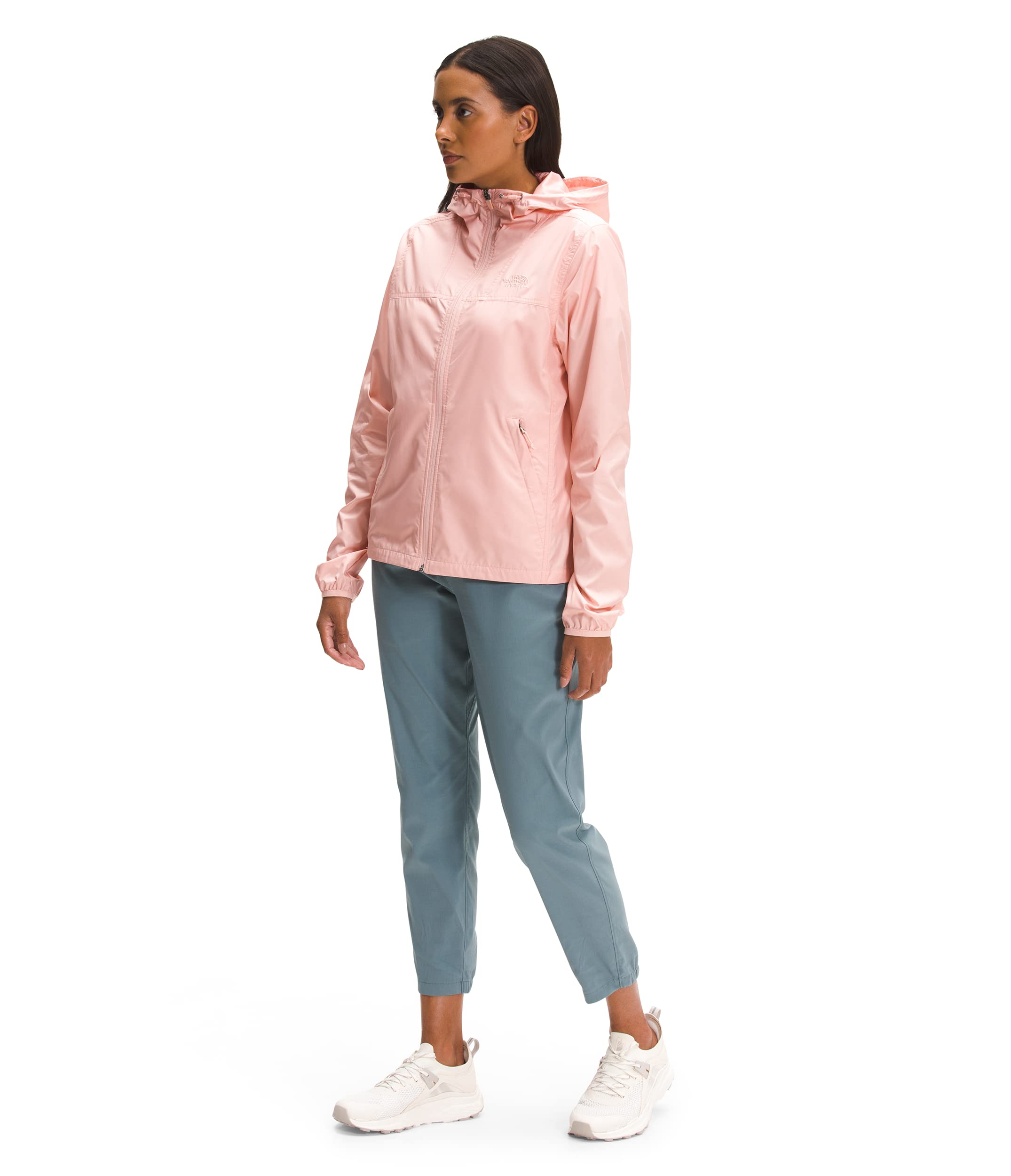 The North Face Women's Cyclone Jacket - Waterproof Windbreaker, Lightweight Hiking Jacket for Outdoor Adventures, Evening Sand Pink, XX-Large - Perfect for Camping, Hiking & Travel