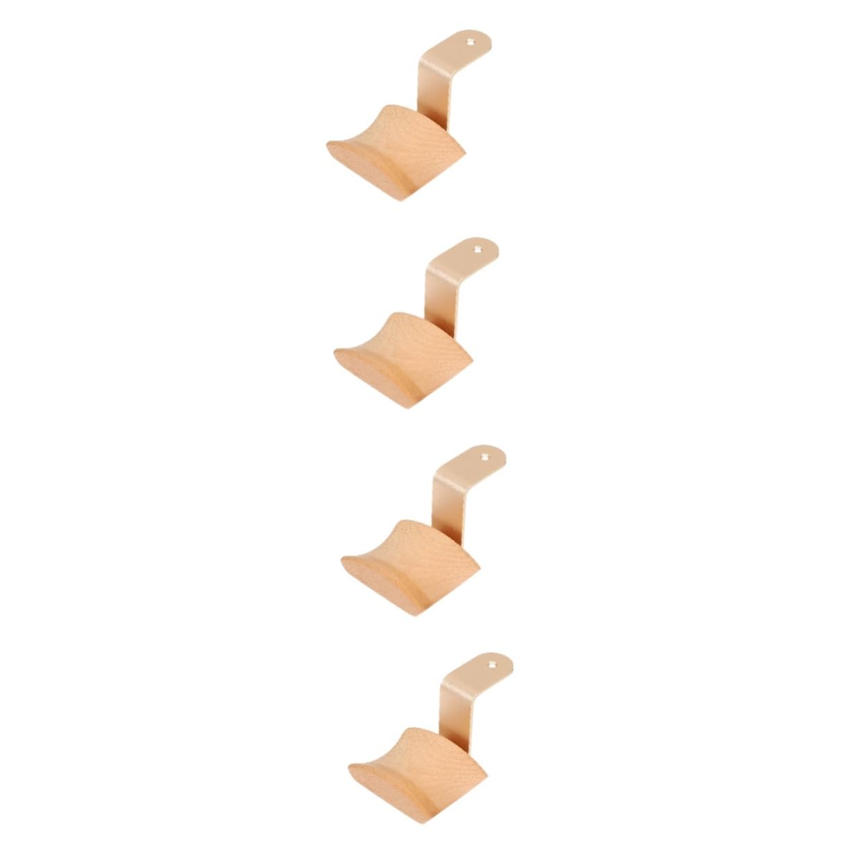 Zerodeko 4 Pack Heavy Duty Headphone Holder Clip - Anti-Slip Earphone Hanger with Sturdy Stainless Steel Construction - Perfect for Desk, Office, Gaming Setup & Headphone Storage Organization
