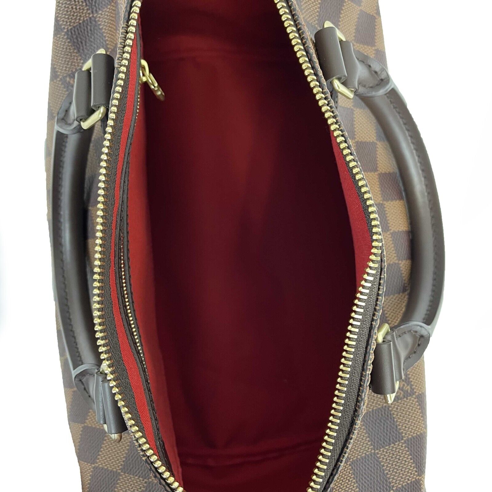 Authentic Louis Vuitton Damier Ebene Speedy 30 Brown Top Handle Bag - Luxury Crossbody Purse for Women, Perfect for Work, Travel & Everyday Use