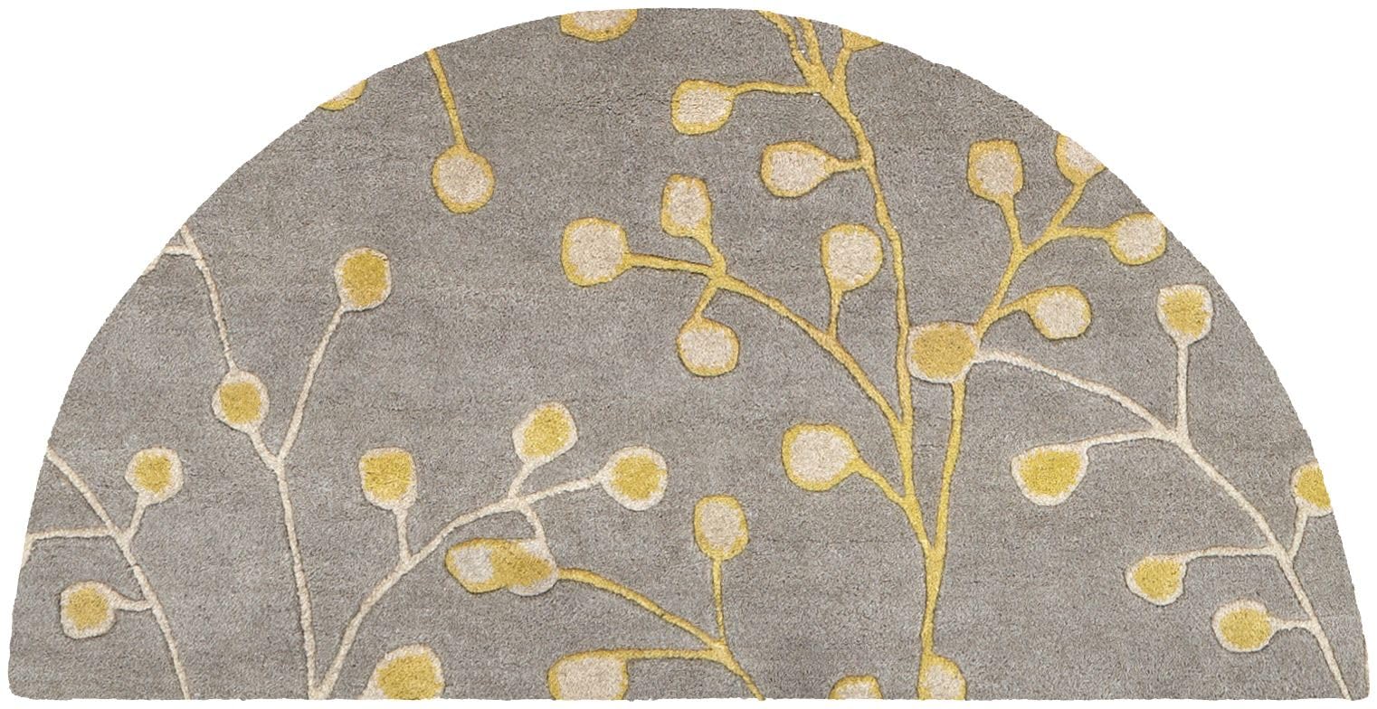 Mark&Day Wool Rugs - 2x4 Le Havre Cottage Mustard Hearth Area Rug | Soft Yellow Carpet for Fireplace, Entryway, Bedroom & Living Room | Perfect for Cozy Home Decor & Winter Warmth (2' x 4' Hearth Rug)
