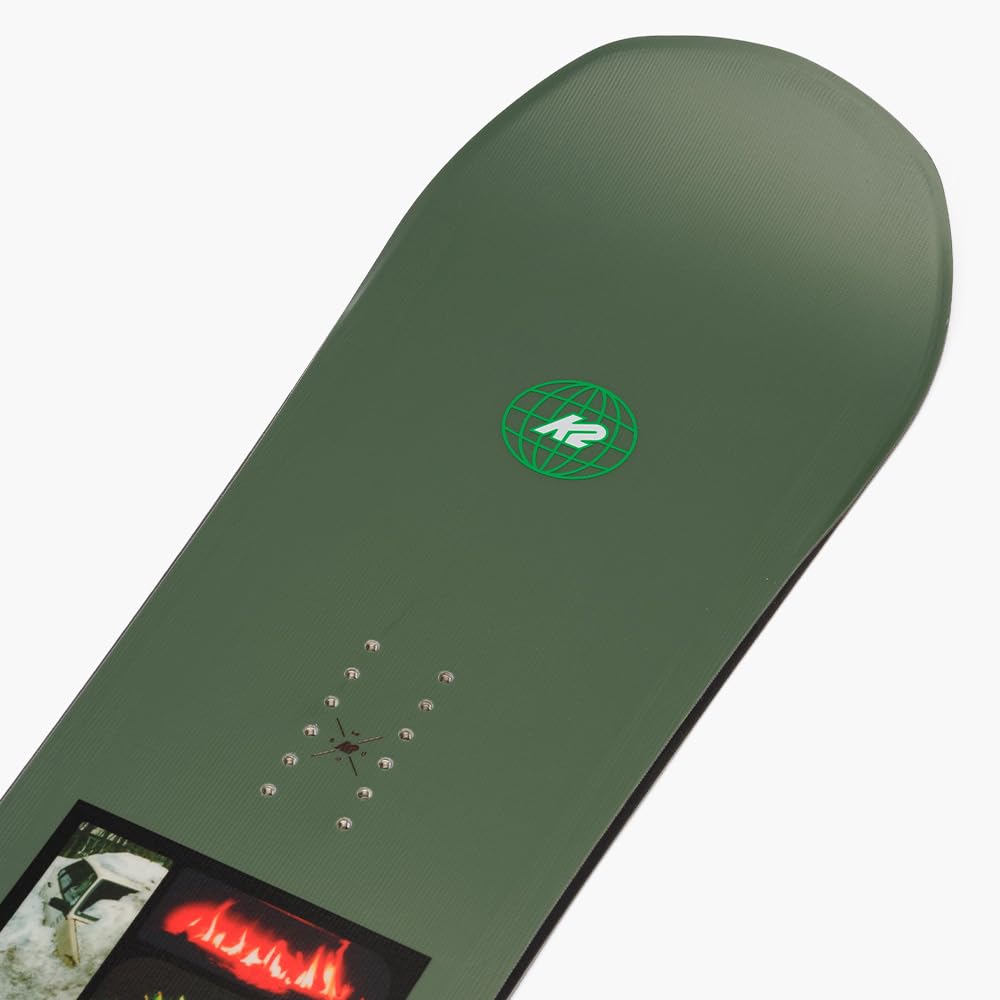 K2 World Peace Men's Snowboard - Freestyle & All-Mountain Riding for Powder & Park | Perfect for Backcountry, Groomers & Halfpipe
