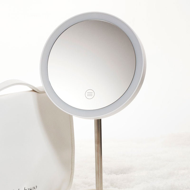 Vanity Mirror with Lights - 10X Magnification, Touch Control, Hollywood Style Makeup Mirror for Bathroom, Bedroom & Dressing Room - Perfect for Makeup Application, Skincare & Hair Styling
