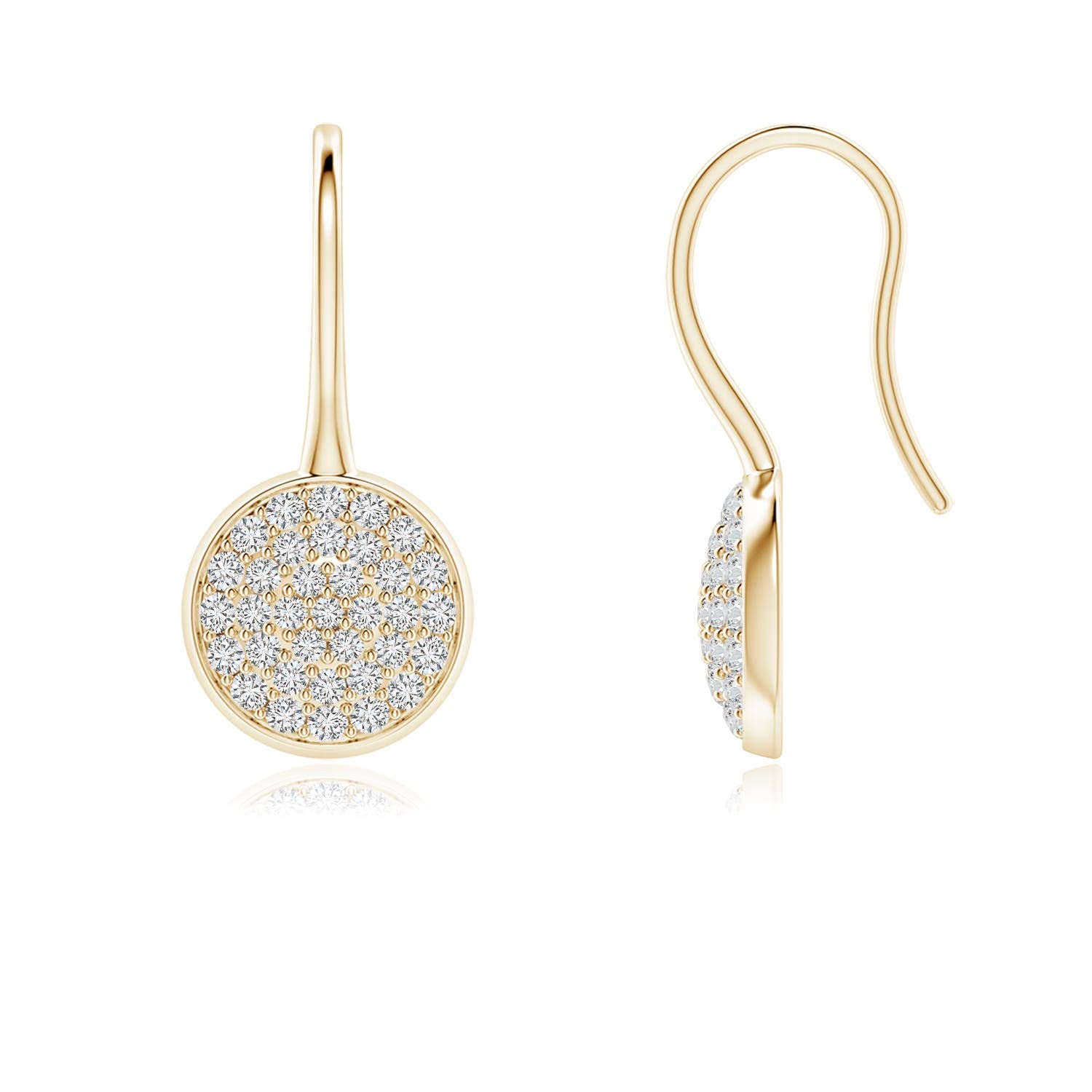 ANGARA Natural Diamond Stud Earrings for Women - Sterling Silver, 14K Gold & Platinum April Birthstone Jewelry | Perfect Birthday, Wedding & Anniversary Gift for Her | Elegant Everyday Wear & Special Occasions