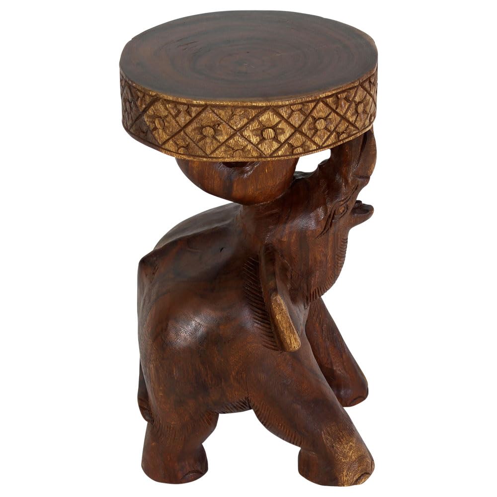 Haussmann® Solid Wood Elephant Stool - 11