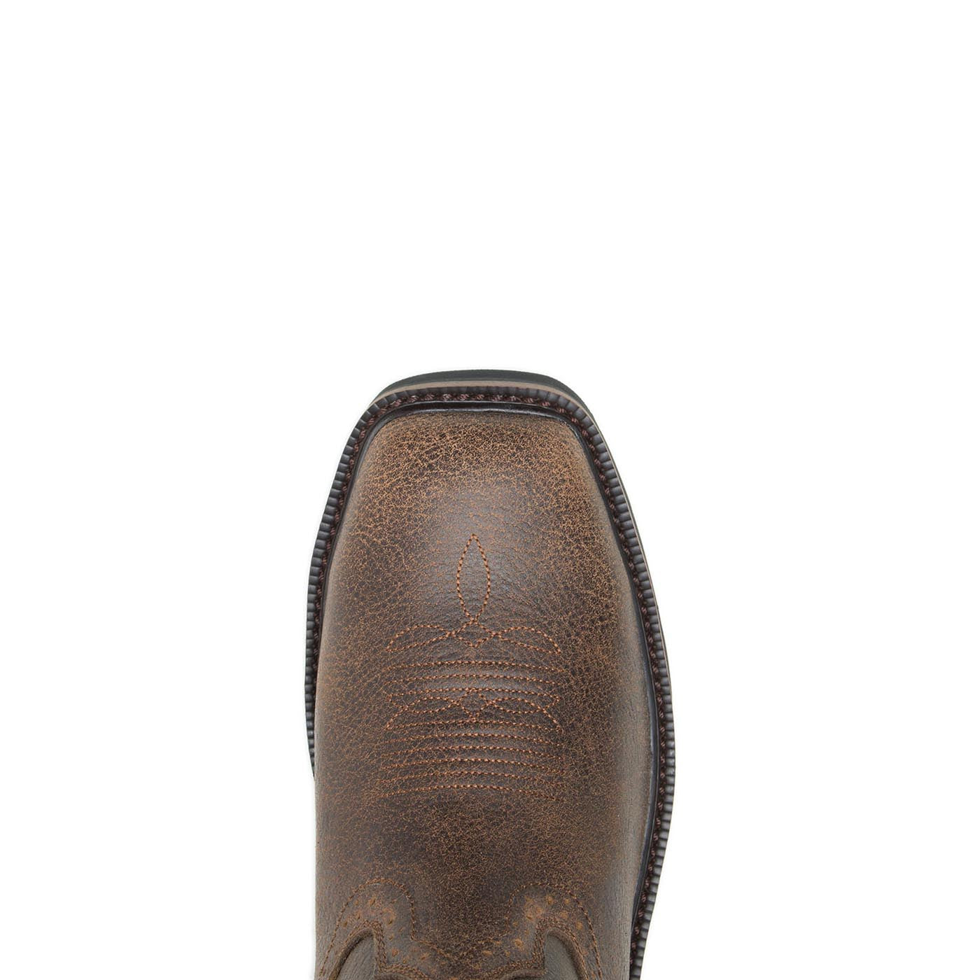 Waterproof Rancher Claw Soft Toe Pull-On Wellington Work Boots for Men - Slip Resistant Outdoor & Farm Work, Gardening, Hiking, and Construction