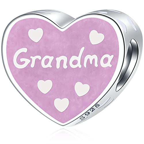 Grandma Heart Charms
