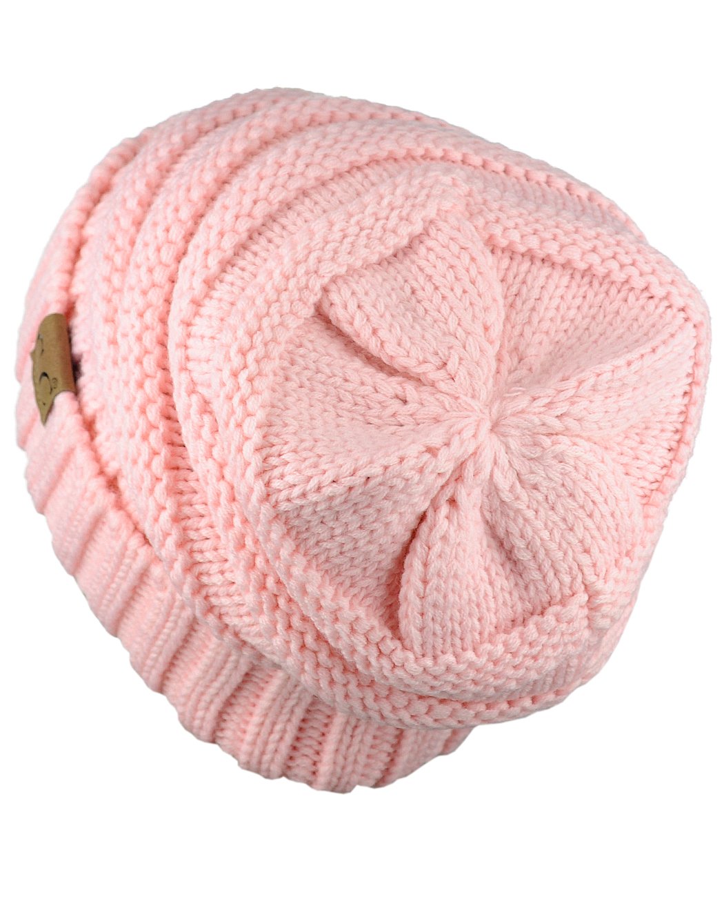 NYFASHION101 Wrinkled Slouch Beanie Cap - Soft Stretchy Skull Hat for Men & Women - Winter Warm Knit Hat for Outdoor Activities, Streetwear Fashion