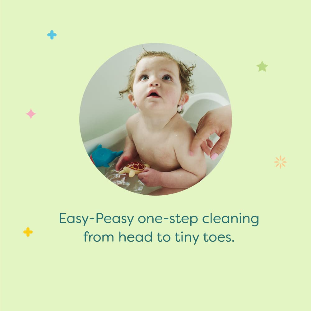 Babyganics Chamomile Verbena Shampoo & Body Wash Refill - 32 Fl Oz (Pack of 2) | Gentle Baby Bath Essentials for Sensitive Skin | Perfect for Daily Bath Time & Travel