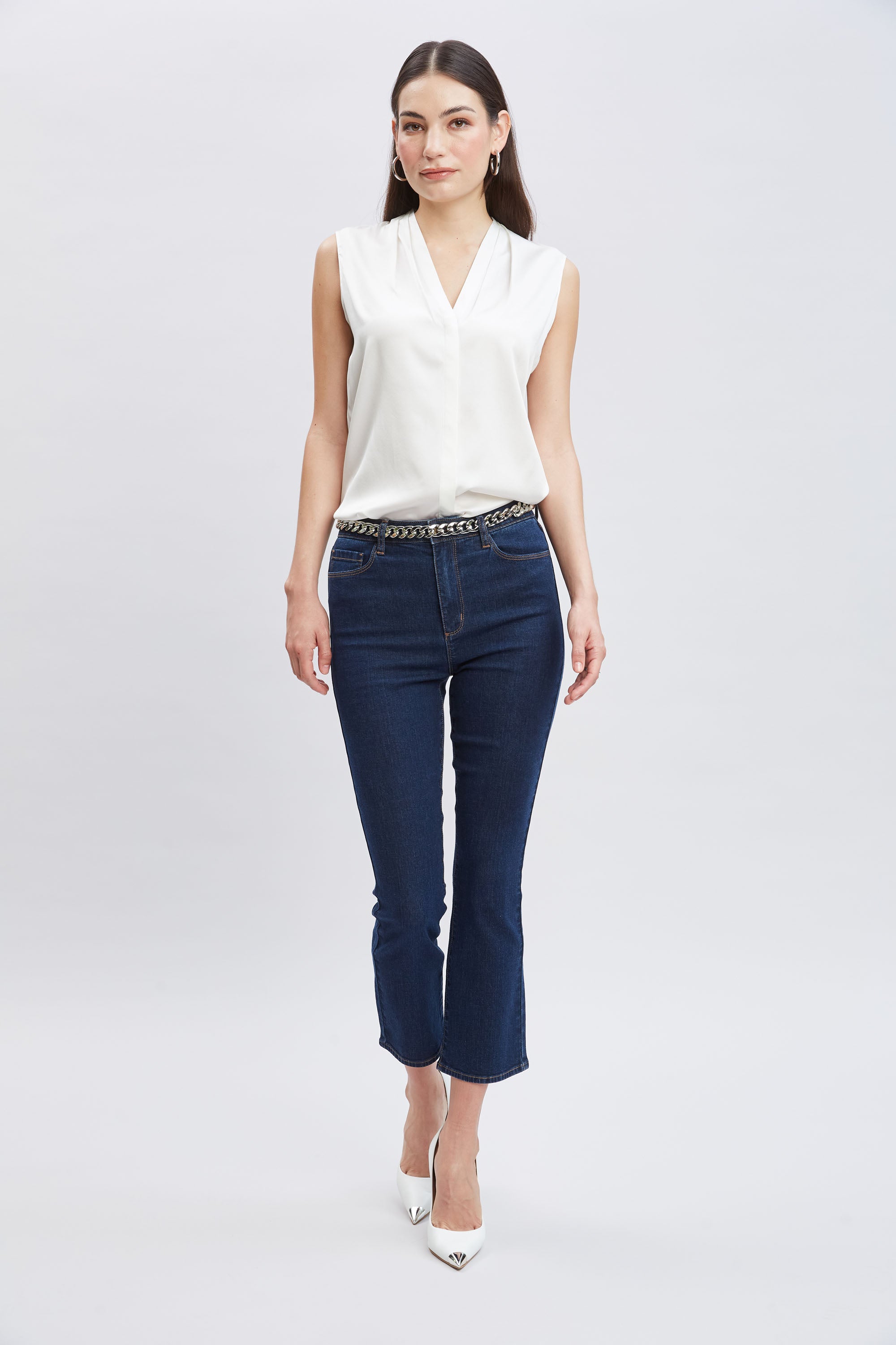 Sleeveless Silk Button Down Shirt for Women - Elegant Summer Blouse for Office & Casual Wear | Breathable & Comfortable Silk Top for Work, Travel & Special Occasions