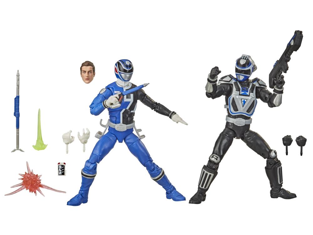 Power Rangers Lightning Collection S.P.D. B Squad vs A Squad Blue Ranger Action Figure 2-Pack - Collectible Toys for Kids & Adults, Perfect for Display & Play Battles
