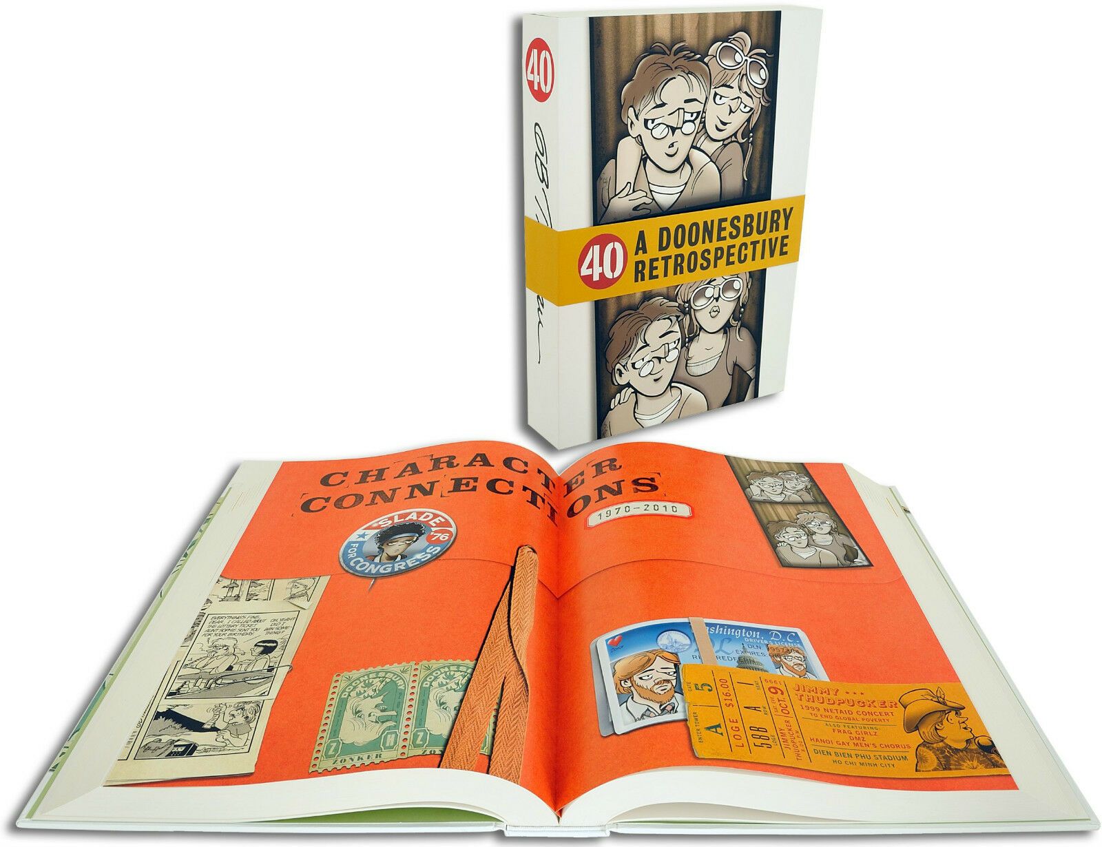 Doonesbury Retrospective by G.B. Trudeau - 40th Anniversary Deluxe Hardcover Edition | Perfect Gift for Comic Fans & Collectors | Great for Coffee Tables, Book Collections & Comic Enthusiasts