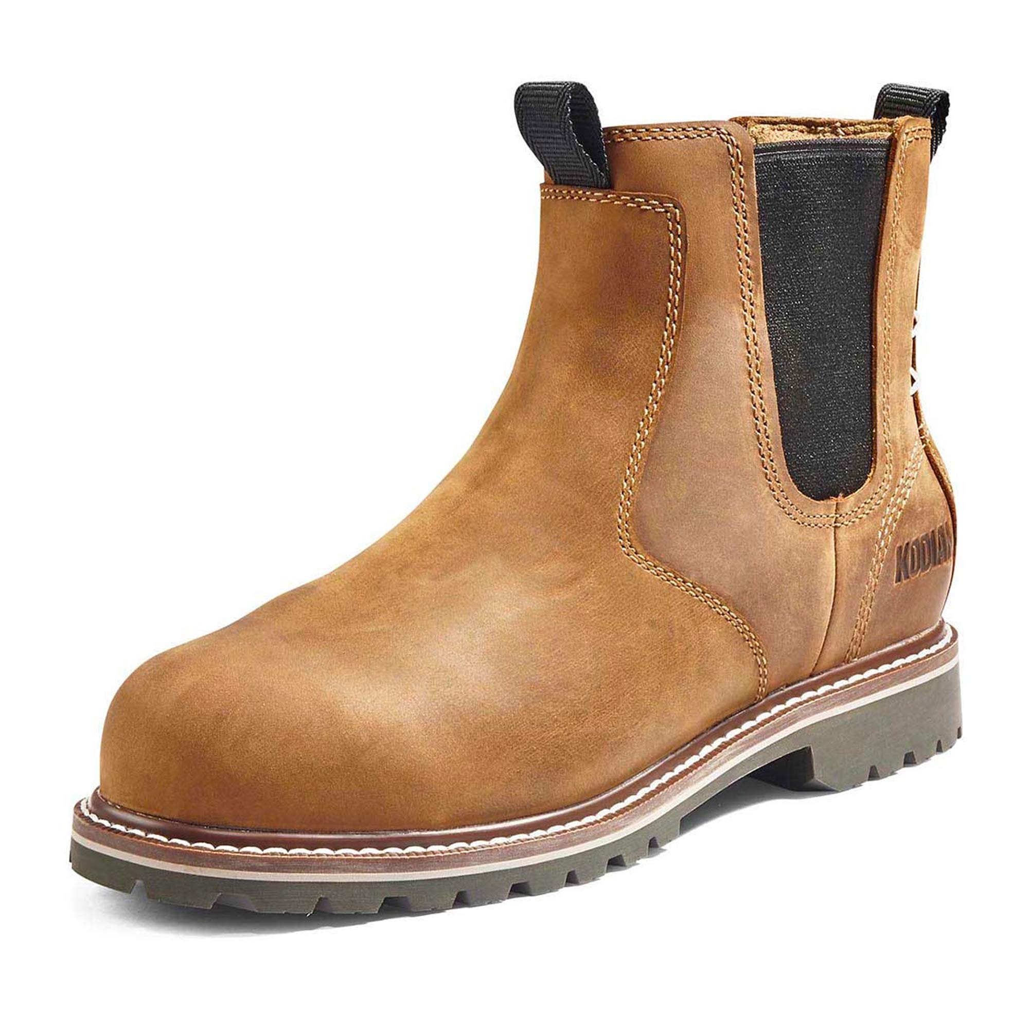 Kodiak Women's Bralorne Composite Toe Waterproof Chelsea Work Boots - Slip Resistant Safety Shoes for Construction, Warehouse & Outdoor Jobs