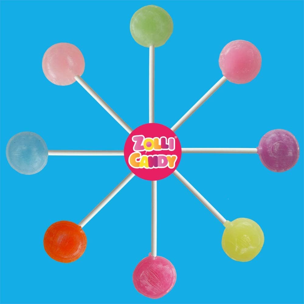 Bulk Zollipops Sugar-Free Lollipops for Clean Teeth & Cavity Prevention - Natural Tropical Flavored Candy for Kids, Diabetics & Keto Diet (17.64 lbs) - Perfect for School Snacks, Party Favors & Healthy Treats