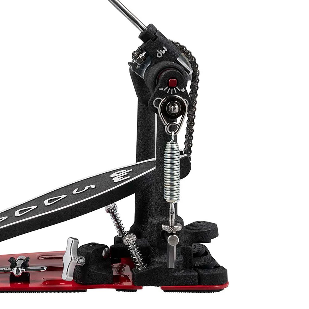 DW 5000 Series Single Bass Drum Pedal with Chain Drive - Professional Drum Kit Accessory for Live Performances & Studio Recording