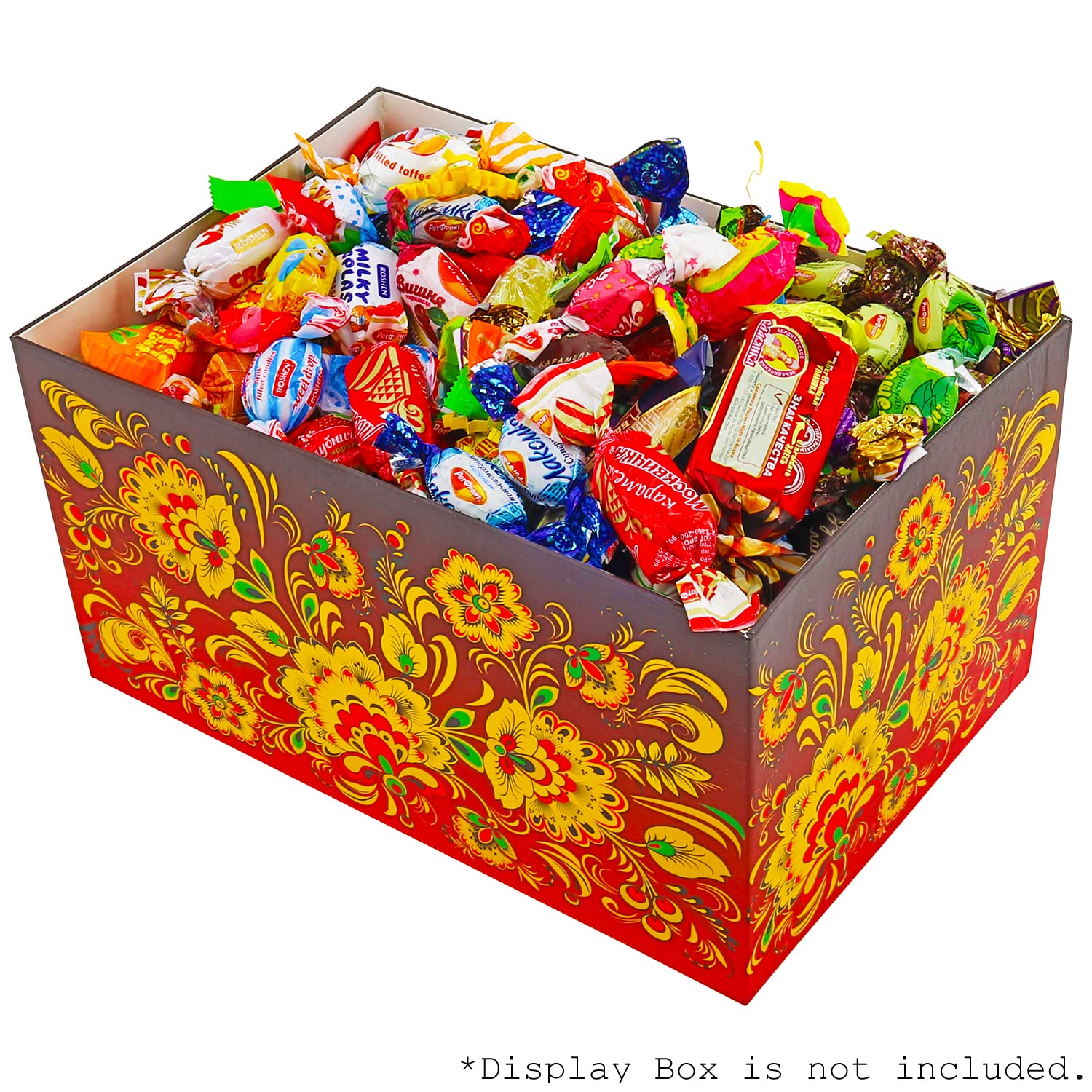 Premium Russian & Ukrainian Candy Mix Gift Bag - 3 lbs Assorted Eastern European Chocolates & Caramels - Perfect for Parties, Holidays & International Gift Giving