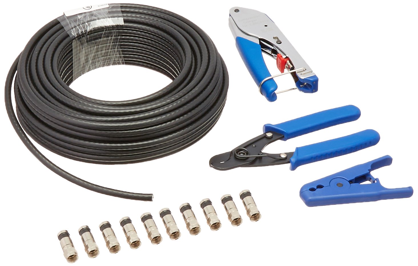 Greenlee 70028 Professional Home Entertainment Cable Installation Toolkit - Complete Set for TV, Internet & Audio Wiring Installation | Perfect for Electricians & DIY Home Theater Setup
