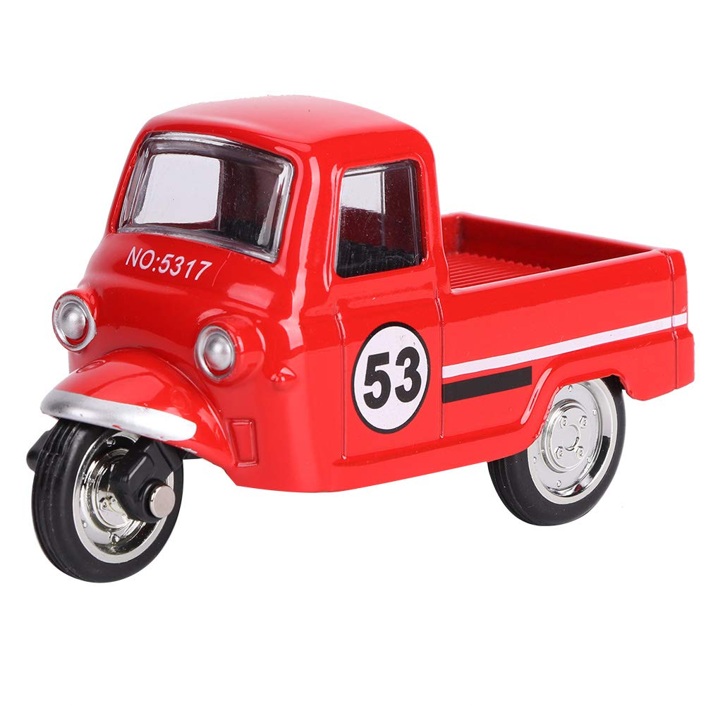 Restokki Alloy Mini Tricycle Toy Set - Highly Realistic Pull Back Vehicles, Classic Retro Ride-On Toys for Kids & Toddlers - Perfect for Indoor Play, Birthday Gifts & Pretend Play Scenarios