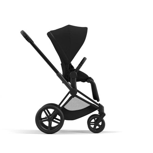 Cybex Priam 4 Complete Stroller - Matte Black/Black | Premium Baby Stroller with All-Wheel Suspension | Perfect for City Walks & Outdoor Adventures