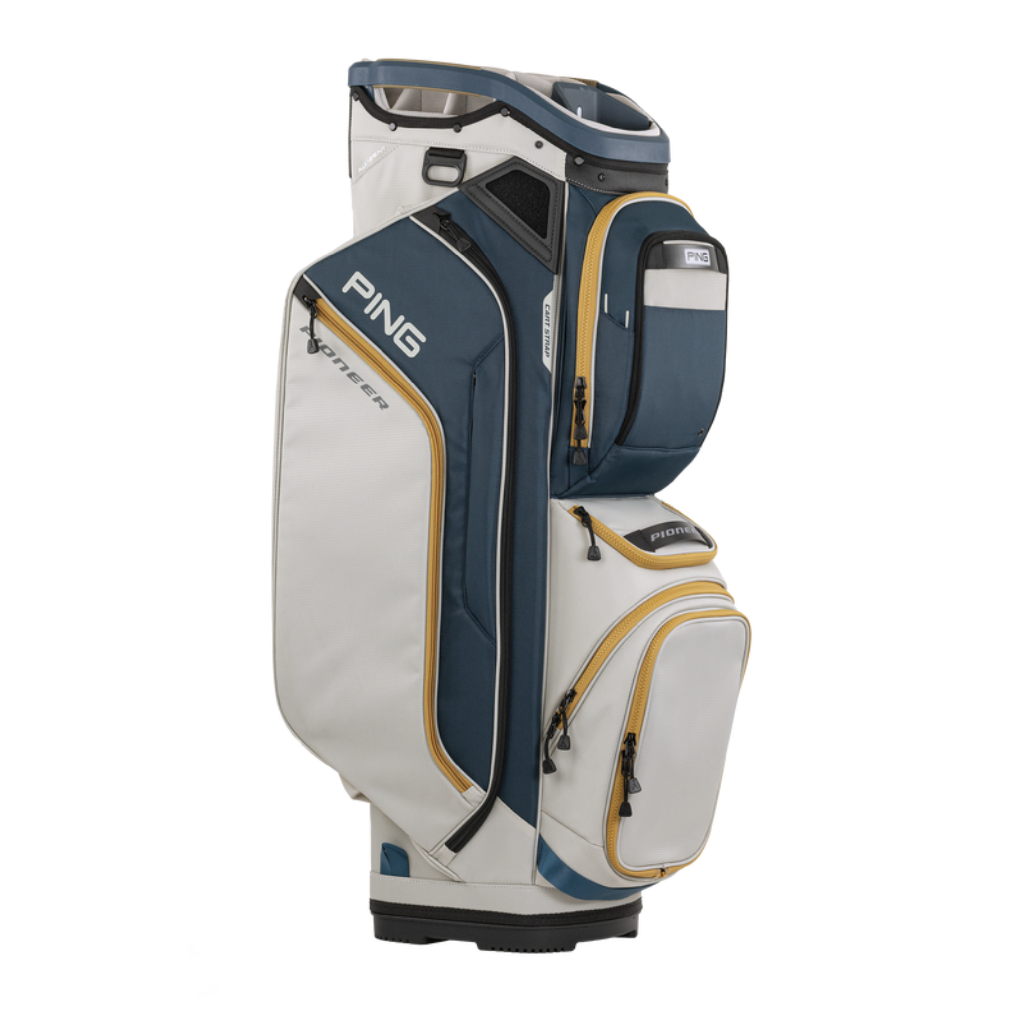 PING Pioneer 244 Golf Cart Bag - Lightweight Stand Bag with 14-Way Divider, Waterproof Pocket & Cooler - Perfect for Golf Tournaments & Driving Range Practice